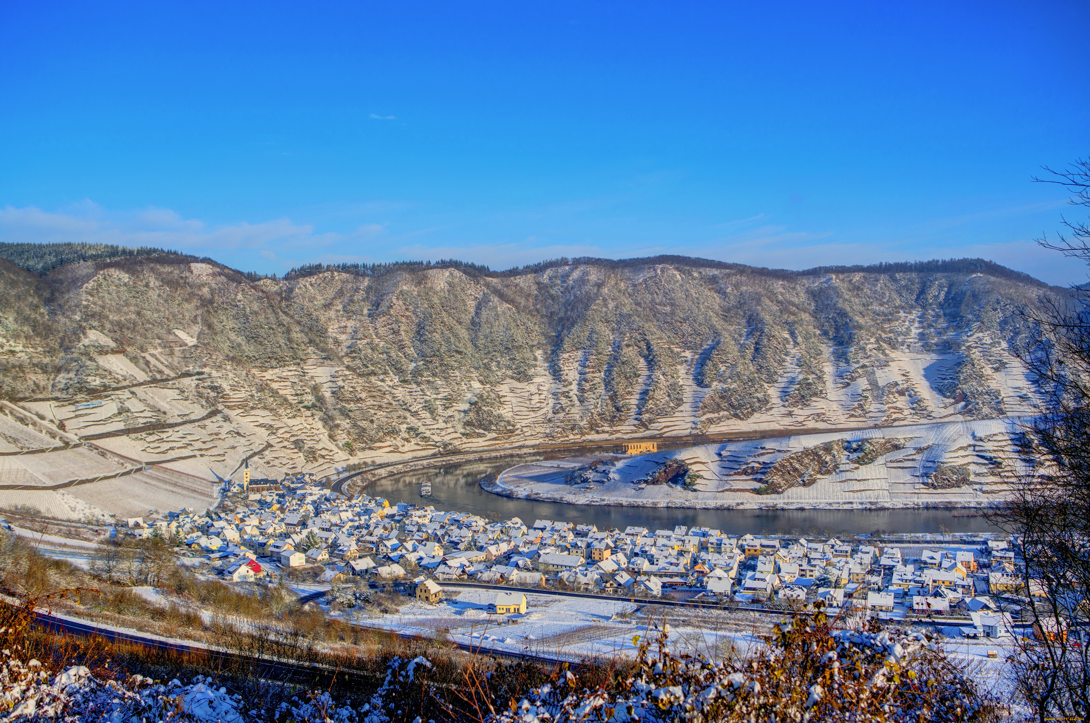 германия, брем, города, панорамы