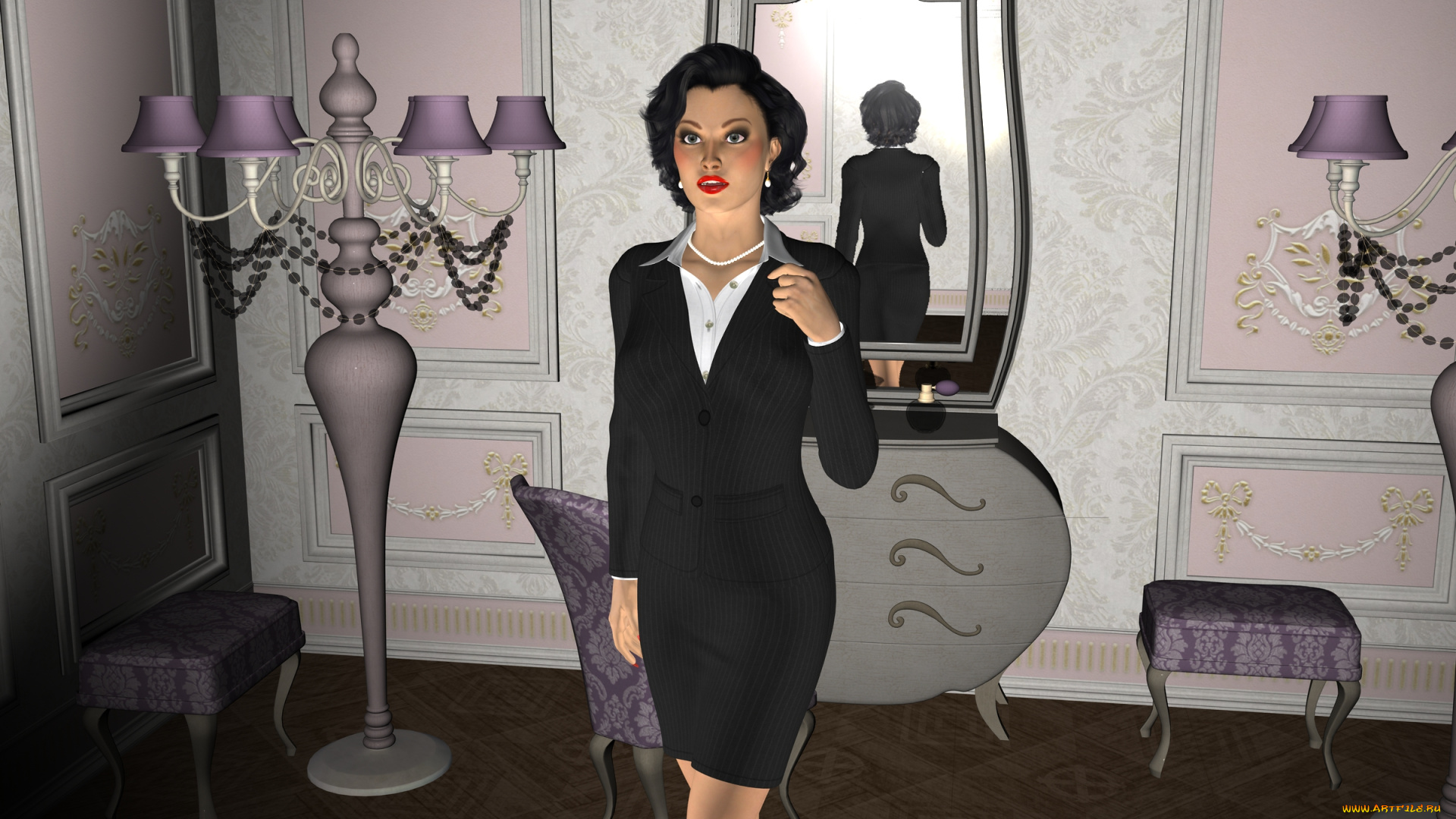 3д, графика, people, , люди, взгляд, девушка