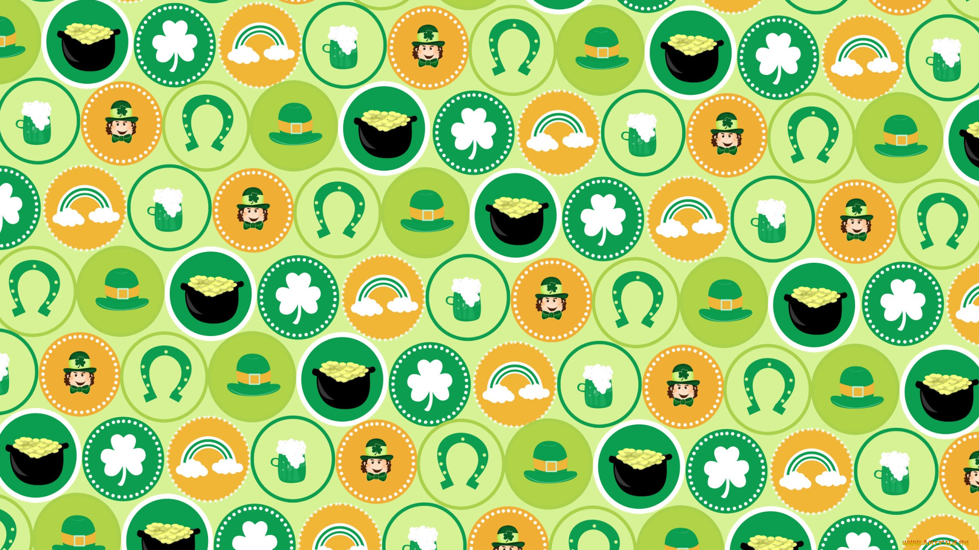 векторная, графика, подкова, шляпа, радуга