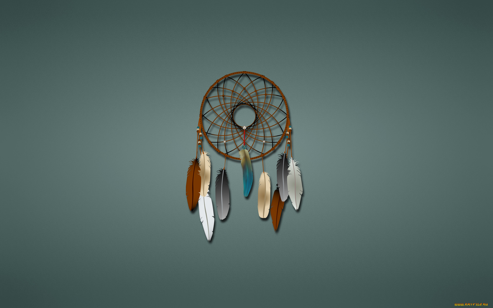 рисованные, минимализм, сетка, перья, круг