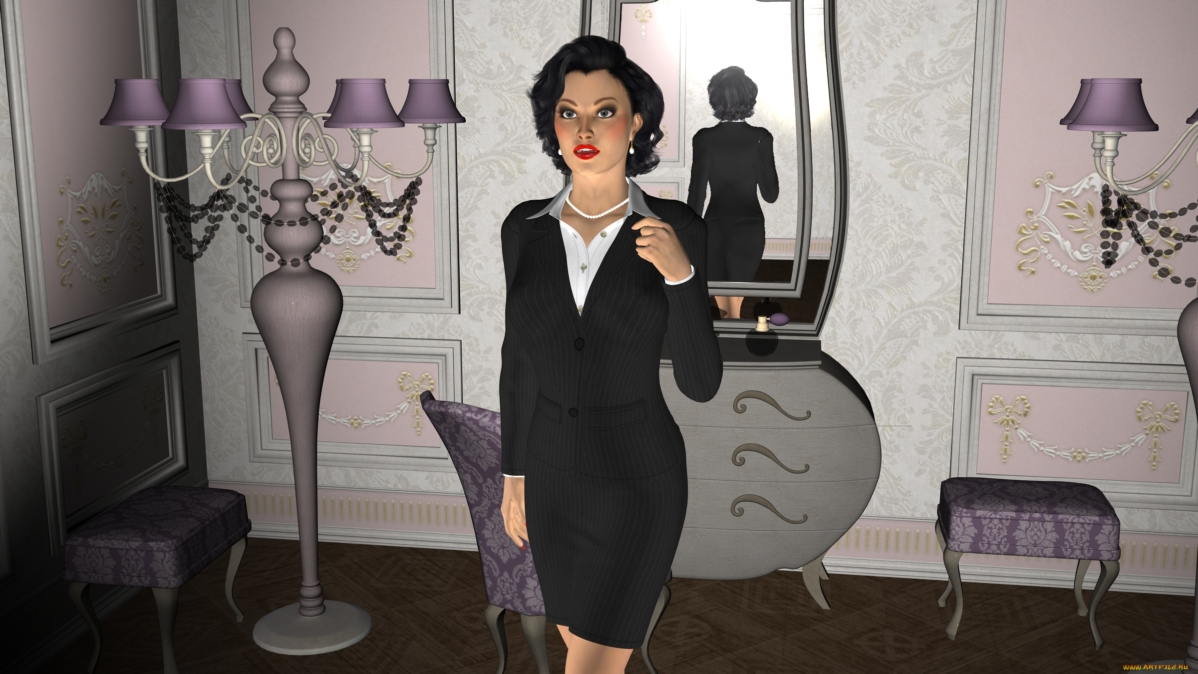 3д, графика, people, , люди, взгляд, девушка