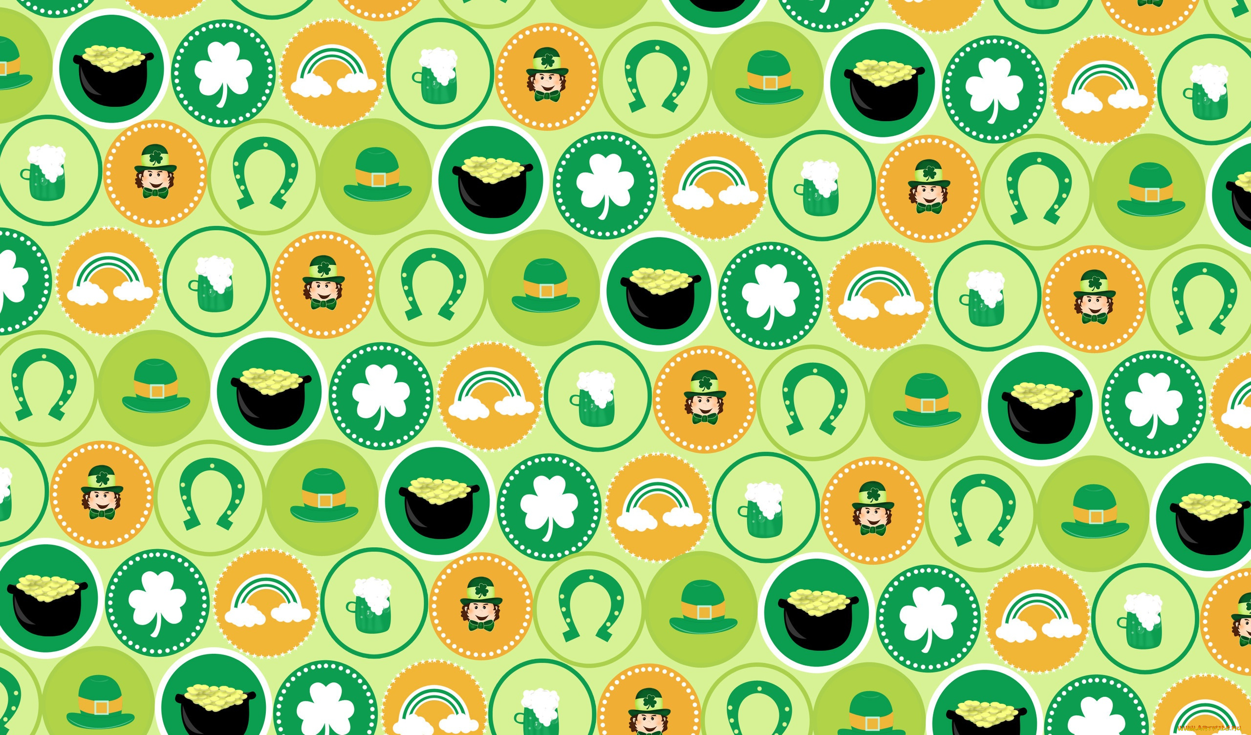 векторная, графика, подкова, шляпа, радуга