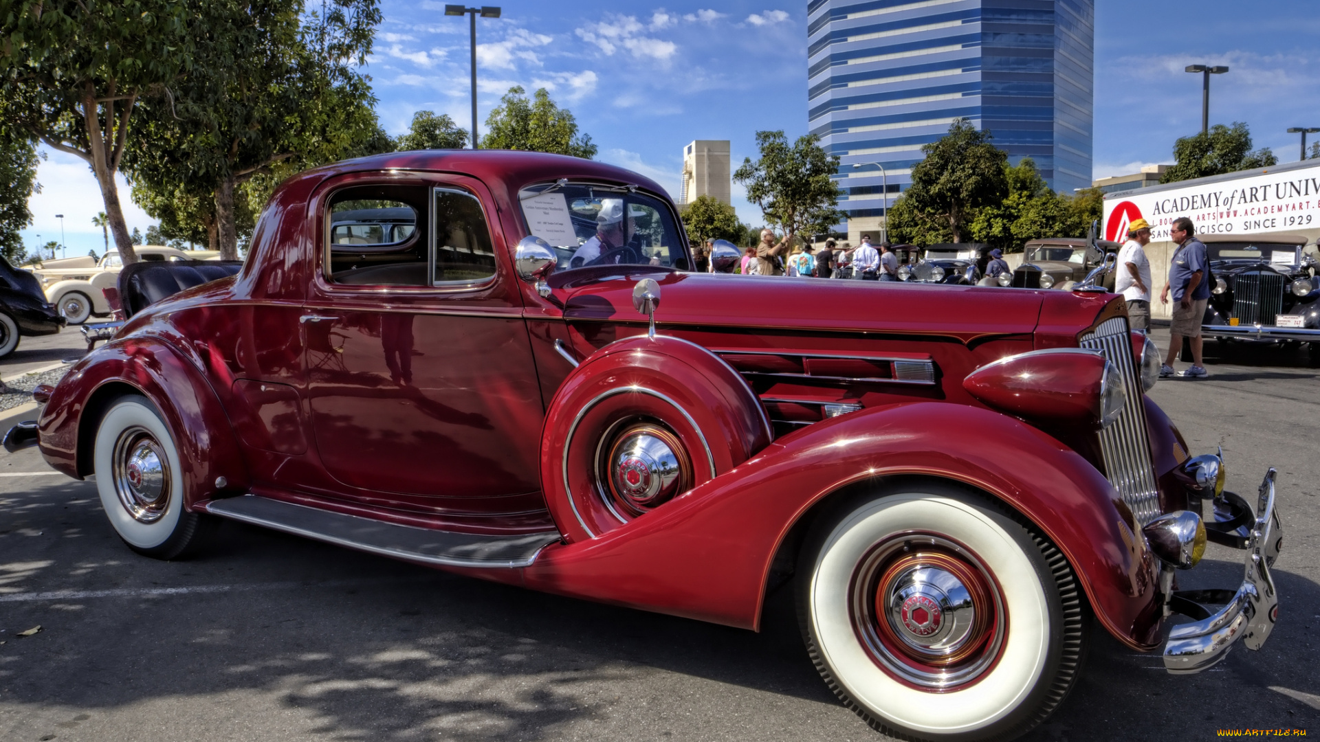 1937, packard, 1507, 2-4, coupe, автомобили, выставки, и, уличные, фото, выставка, автошоу