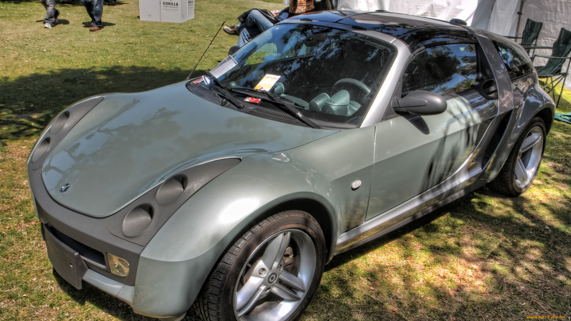 2005, smart, roadster, автомобили, выставки, и, уличные, фото, выставка, автошоу