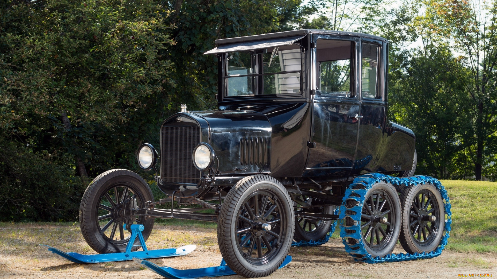 автомобили, классика, передок, ретро, модель, т, форд, 1925г, coupe, snow, flyer, model, t, ford