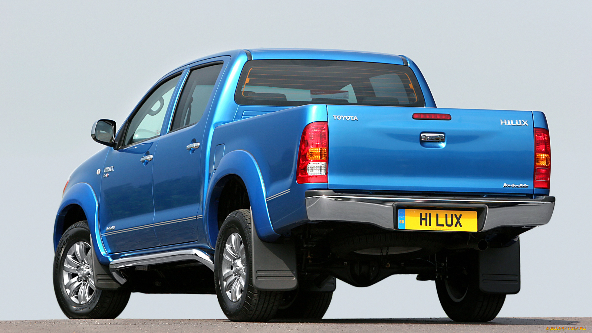 автомобили, toyota, cab, double, uk-spec, синий, hilux