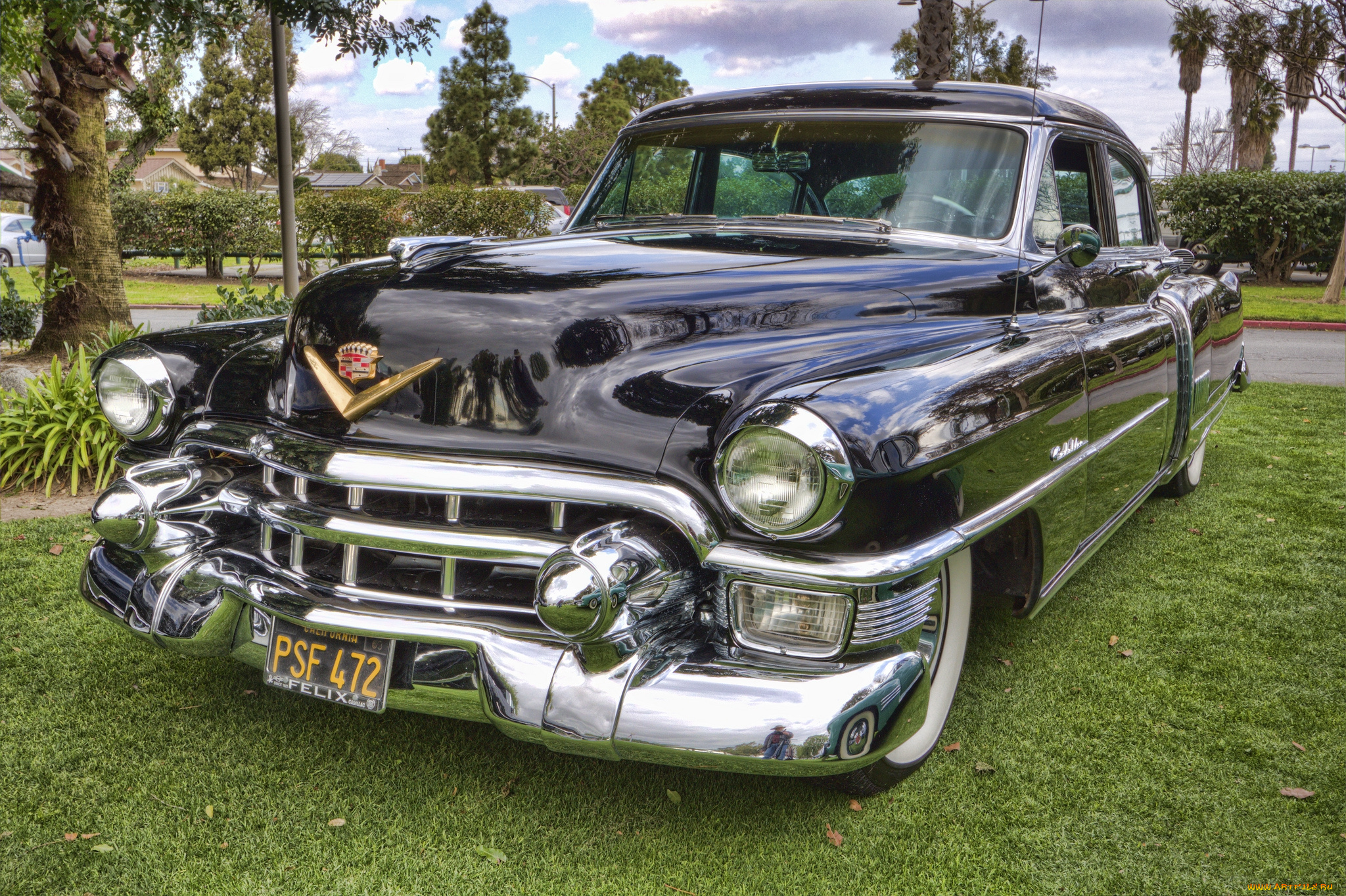 1953, cadillac, fleetwood, автомобили, выставки, и, уличные, фото, выставка, автошоу