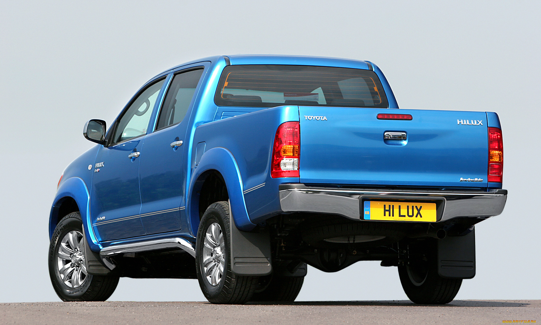 автомобили, toyota, cab, double, uk-spec, синий, hilux