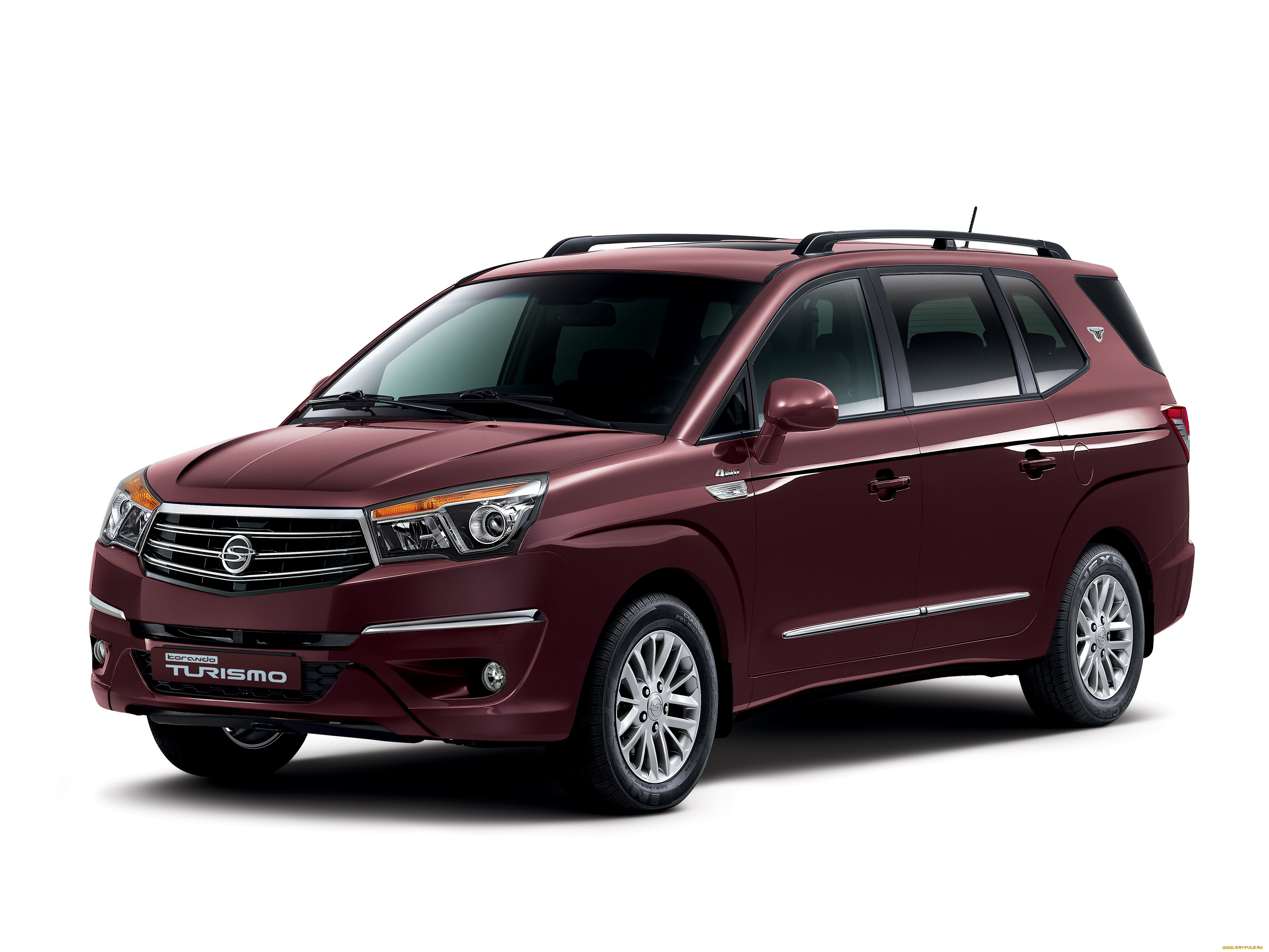 автомобили, ssang, yong, korando, 2013г, ssangyong, вышневый, turismo