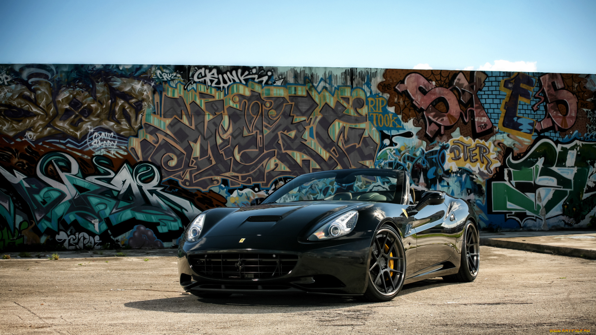 california, автомобили, ferrari