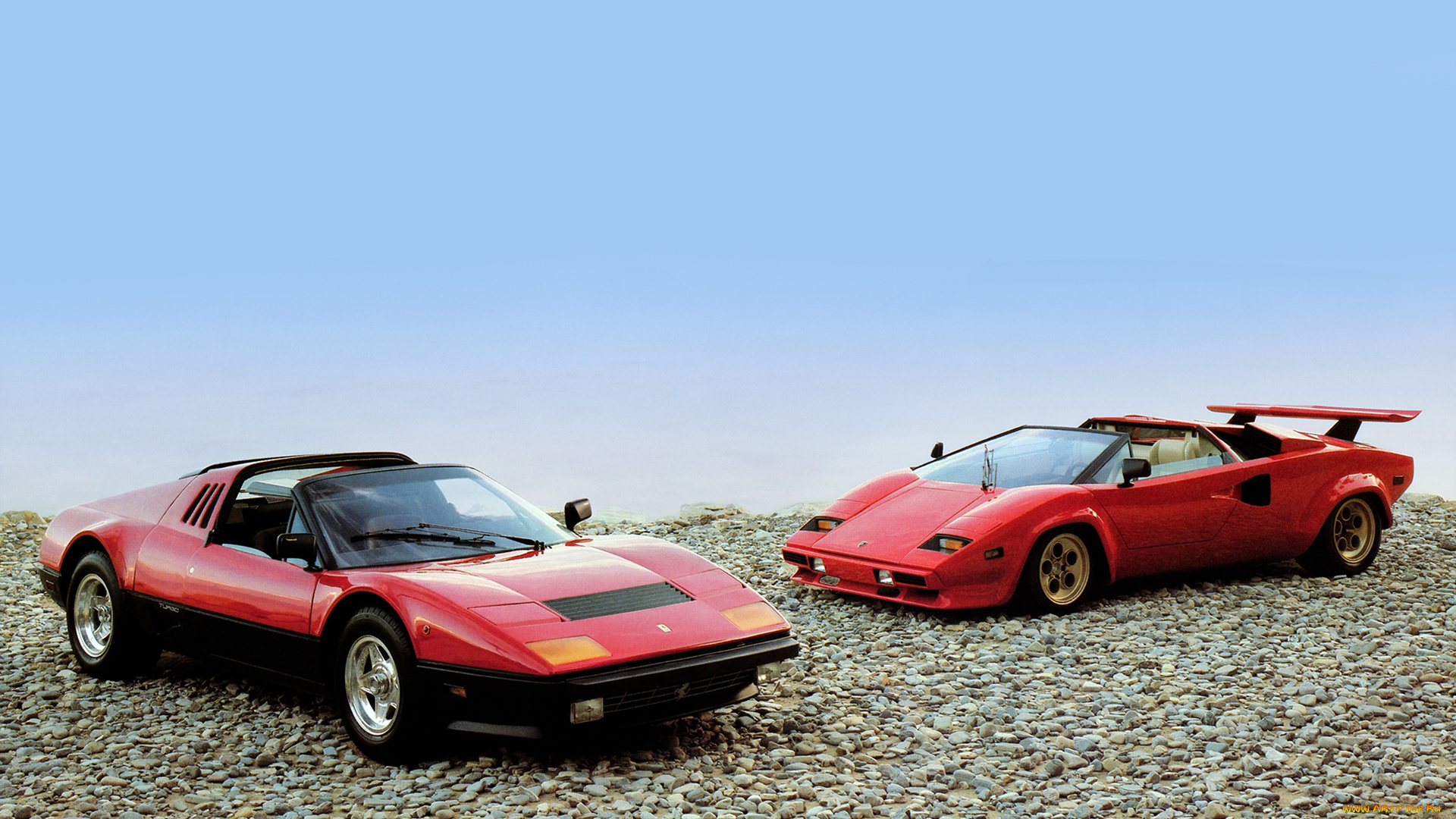 автомобили, разные, вместе, ferrari