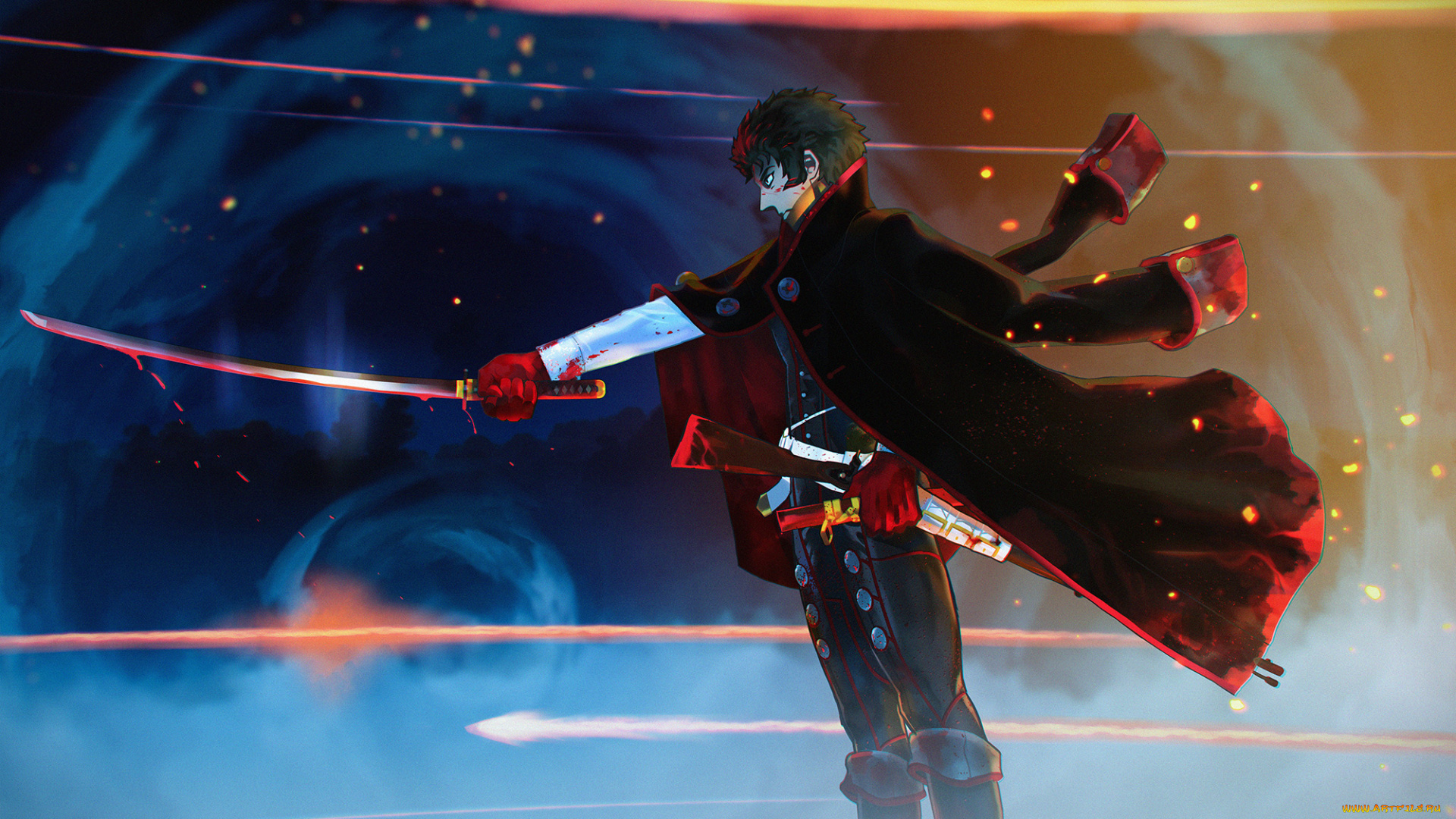 аниме, fate, stay, night, парень