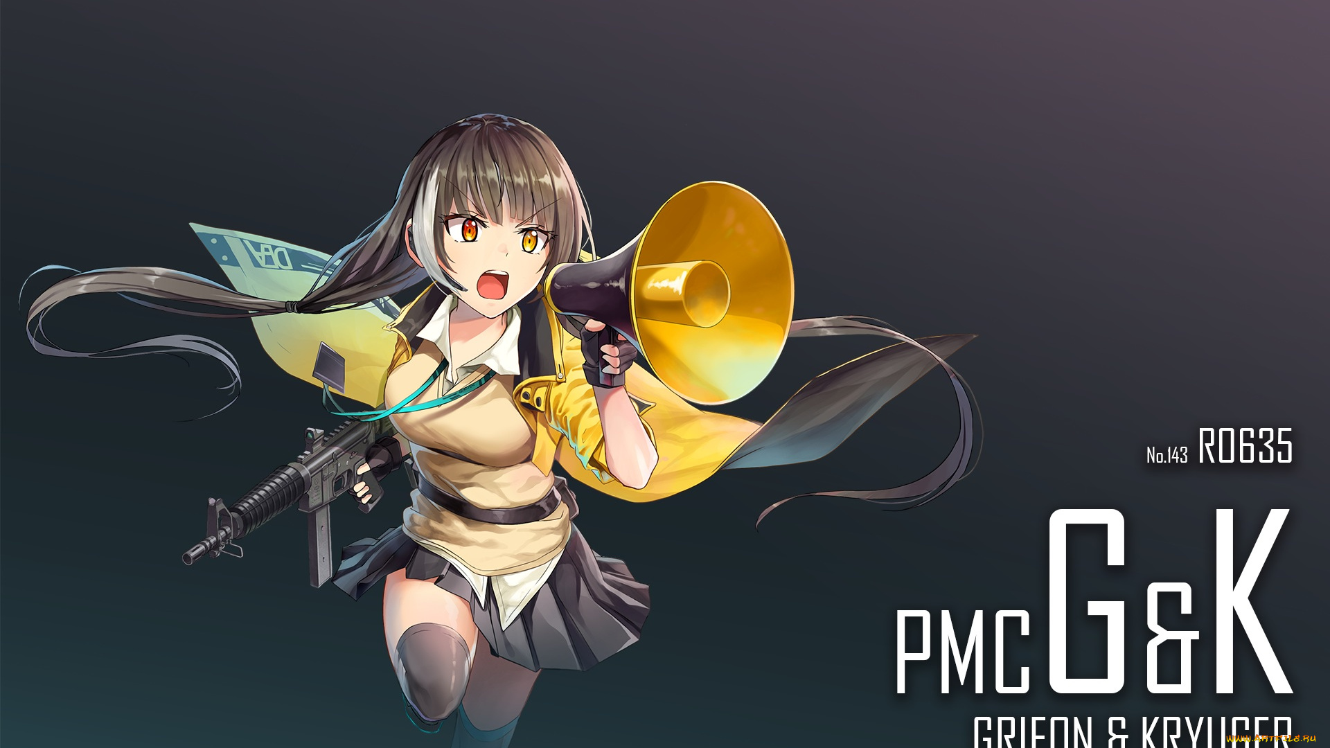 аниме, girls, frontline, girls, frontline