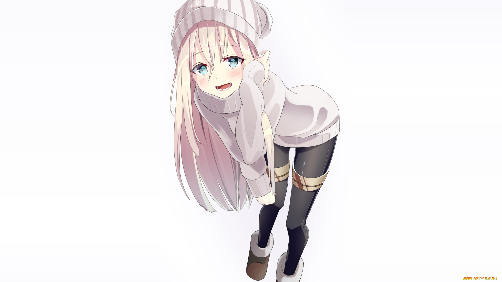 аниме, kantai, collection, девушка, взгляд, фон