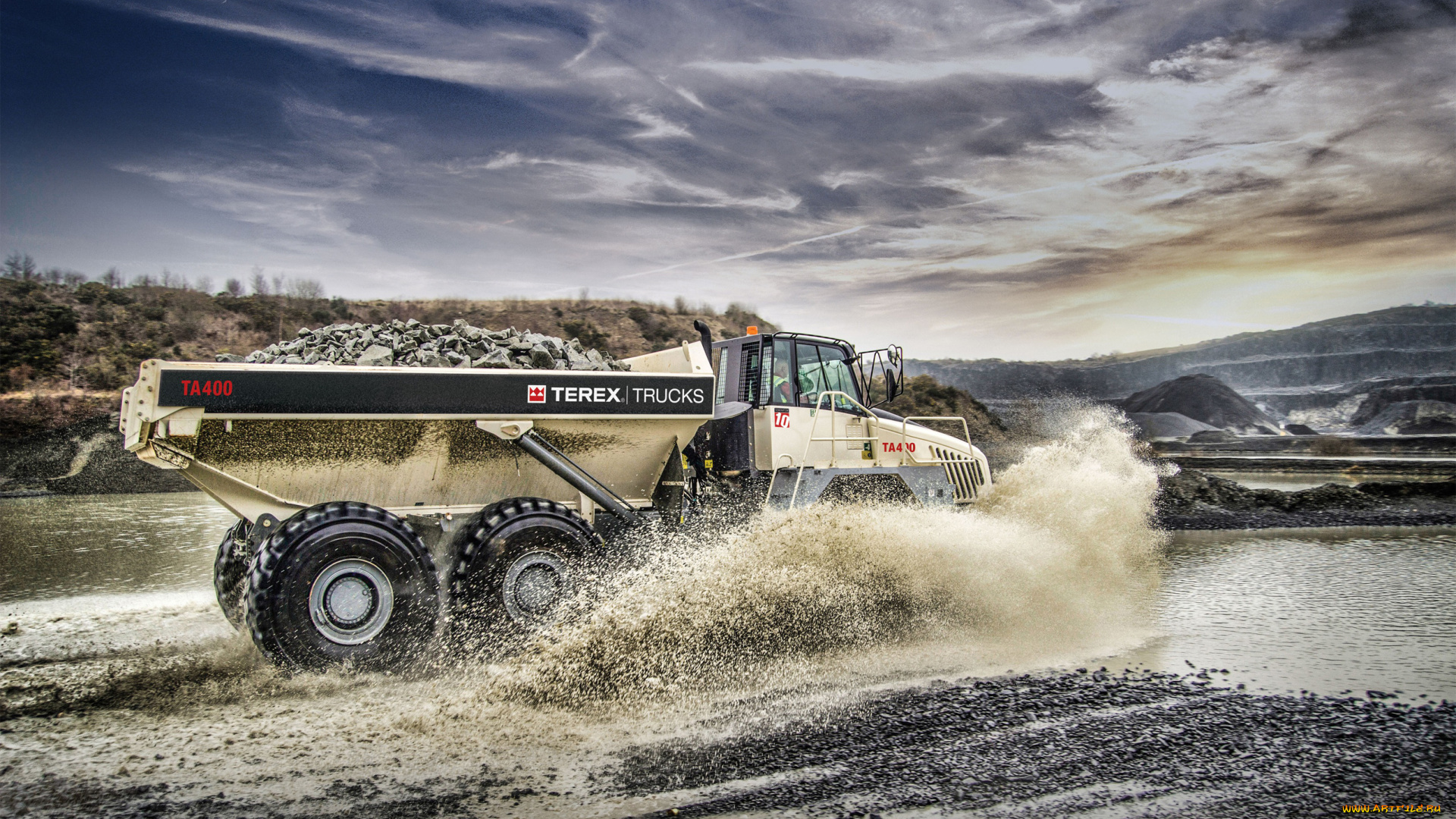 техника, строительная, техника, terex