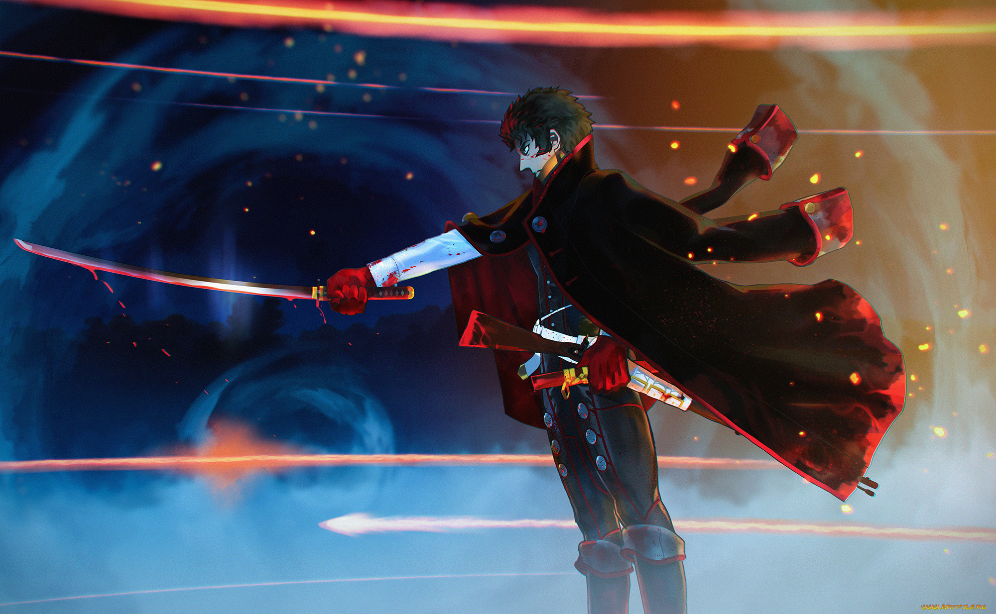 аниме, fate, stay, night, парень