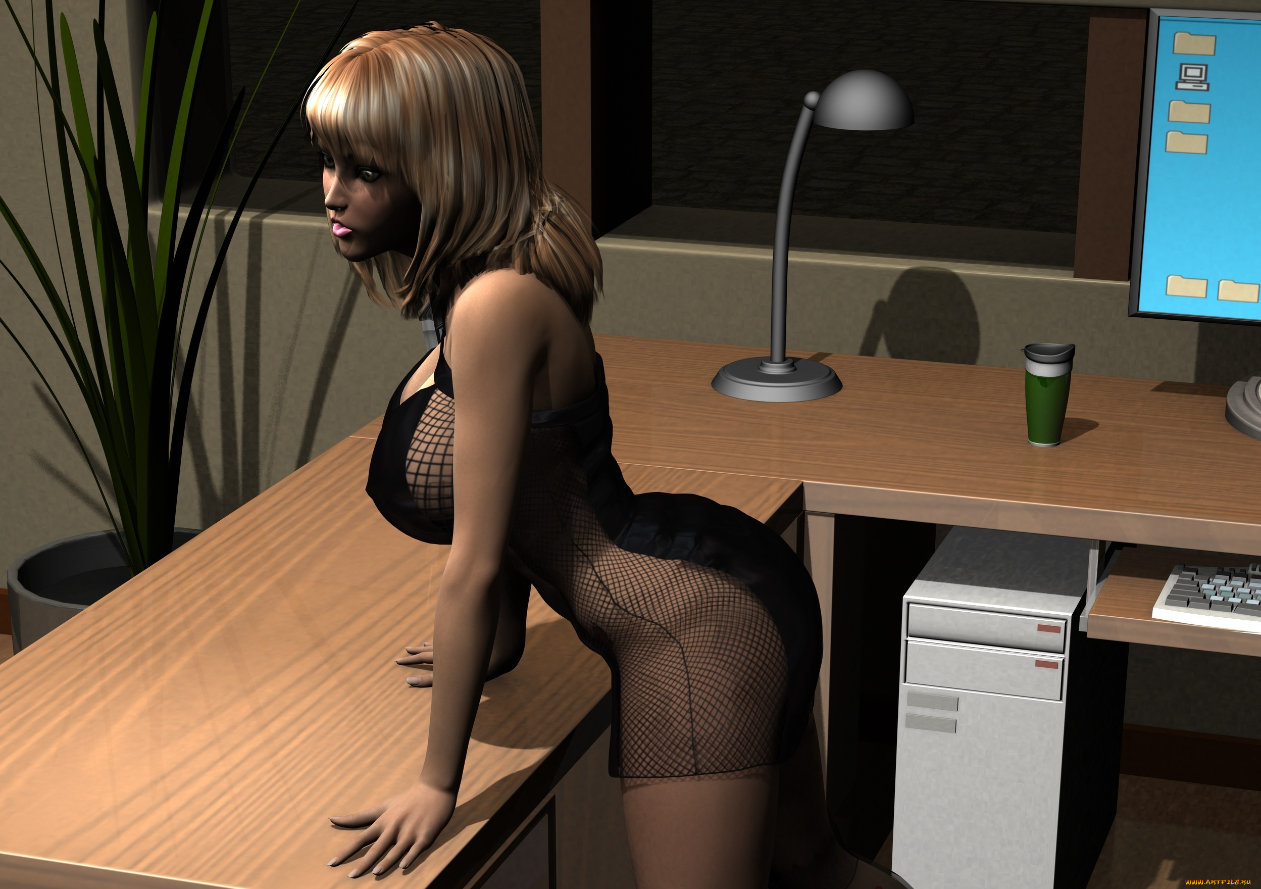 3д, графика, люди, , people, девушка, взгляд, фон, katrina