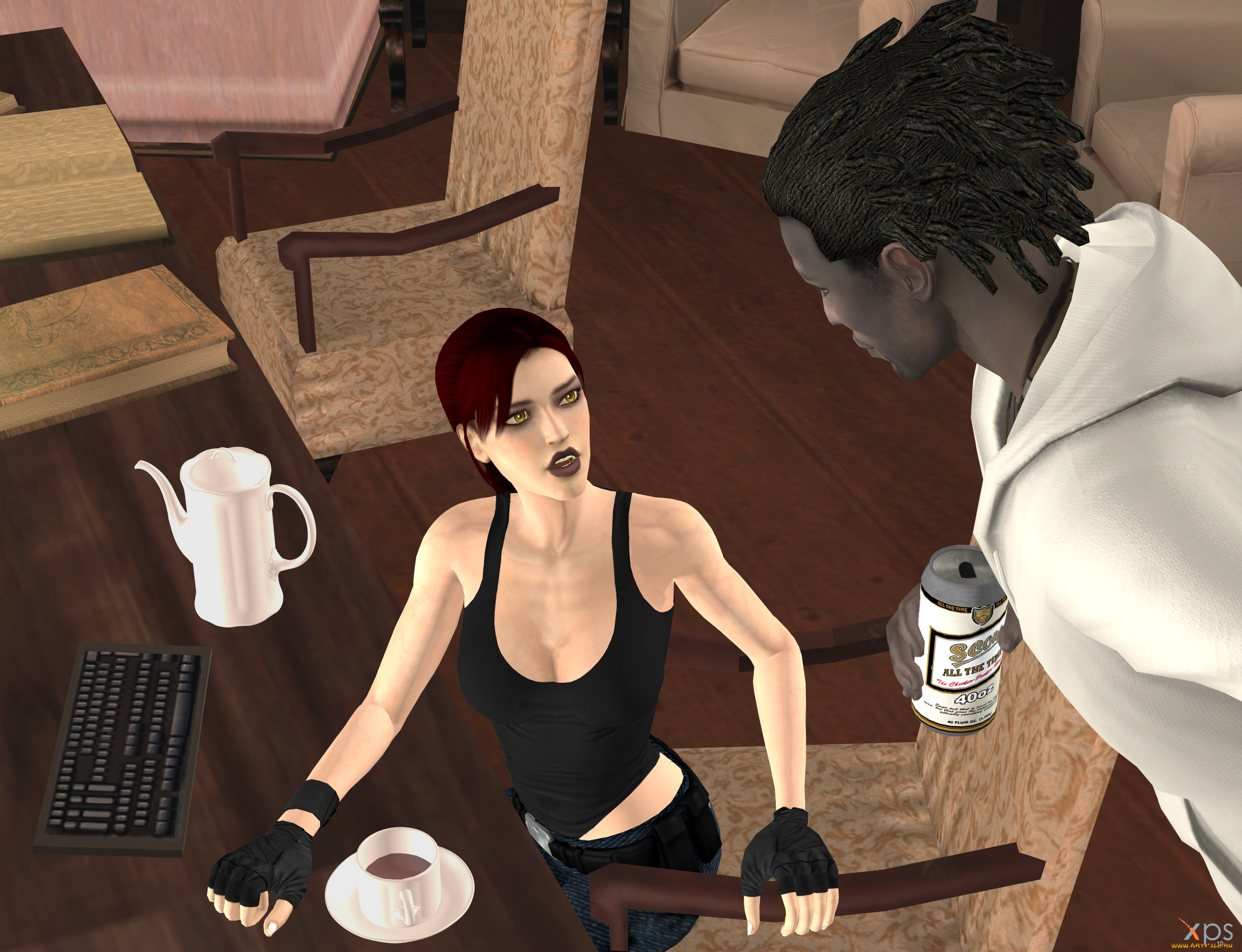 3д, графика, люди, , people, девушка, взгляд, фон