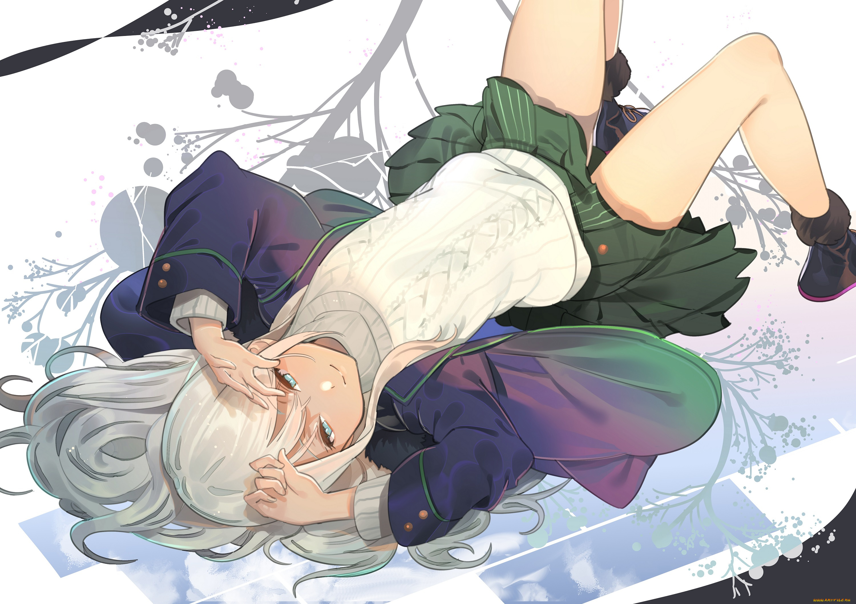 аниме, azur, lane, девушка