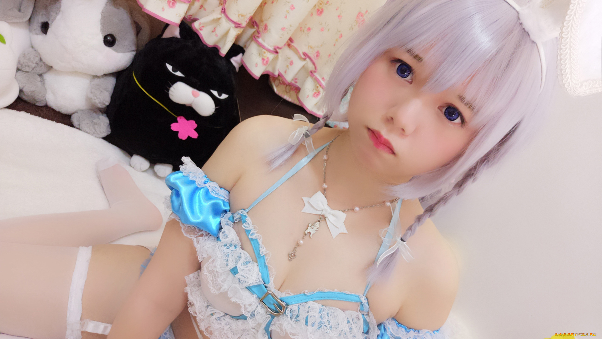 девушки, -, креатив, , косплей, nikumikyo