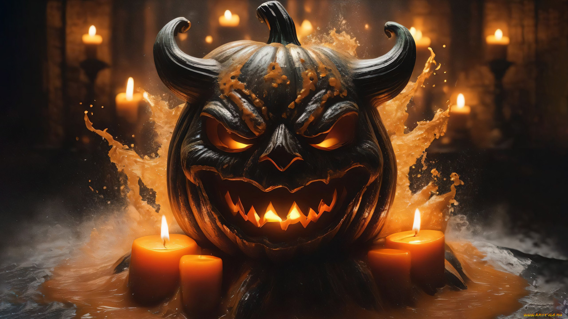 праздничные, хэллоуин, нейросети, графика, нейроарт, ai, art, нейронные, сети, рисунки, нейро, искусство