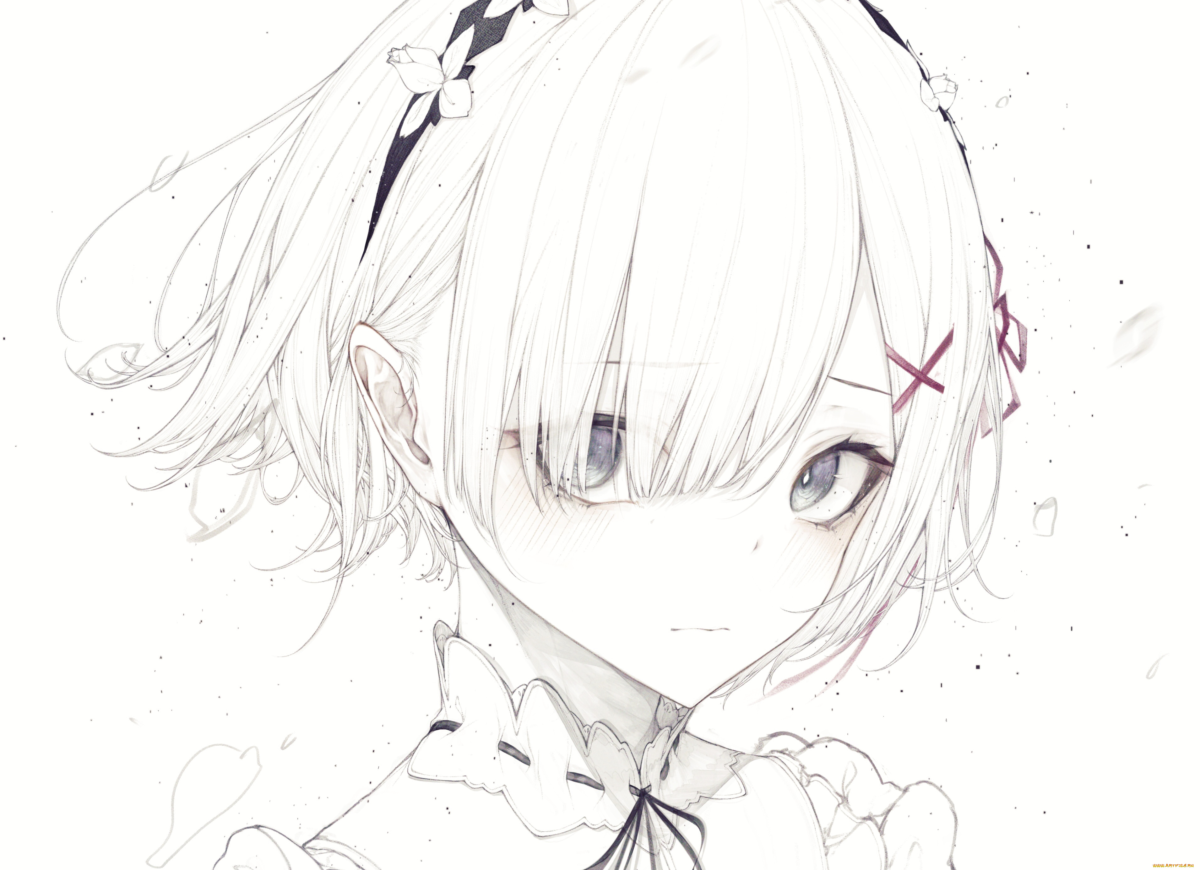 аниме, re, , zero, kara, hajimeru, isekai, seikatsu, девушка