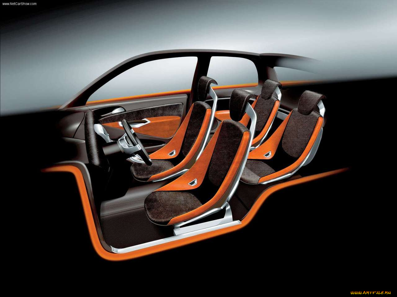 автомобили, интерьеры