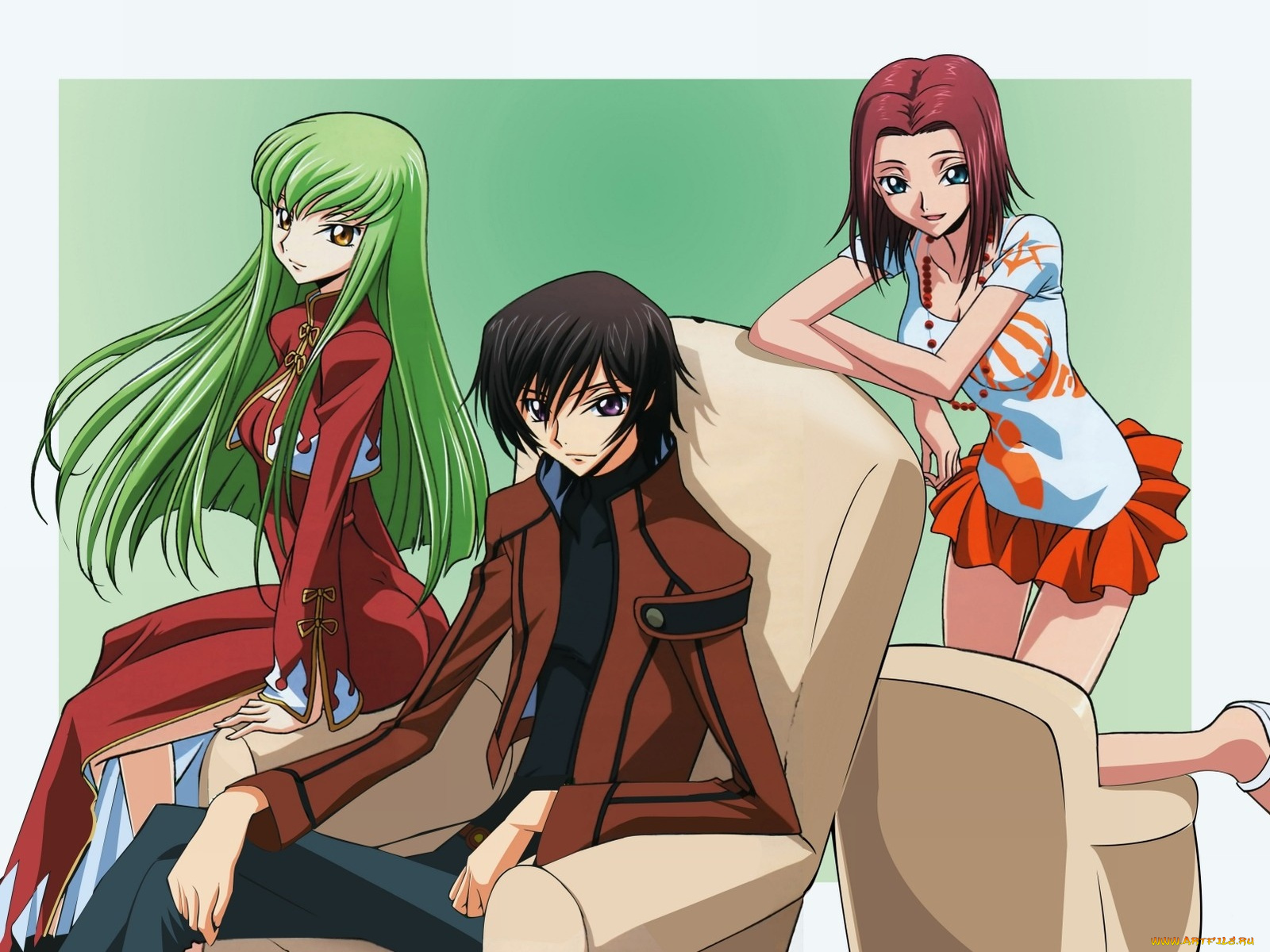 аниме, code, geass