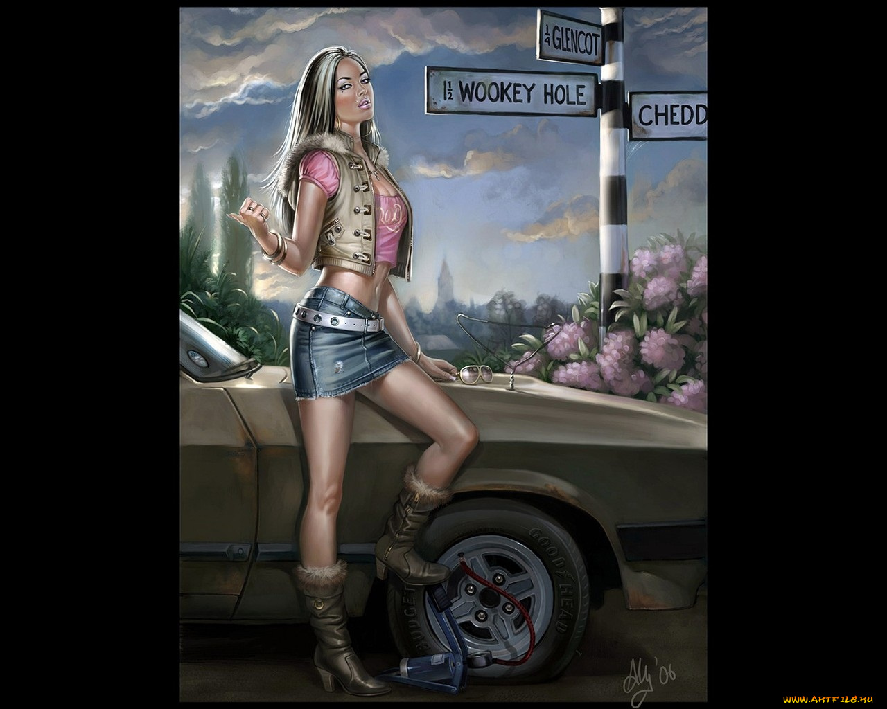 рисованные, люди