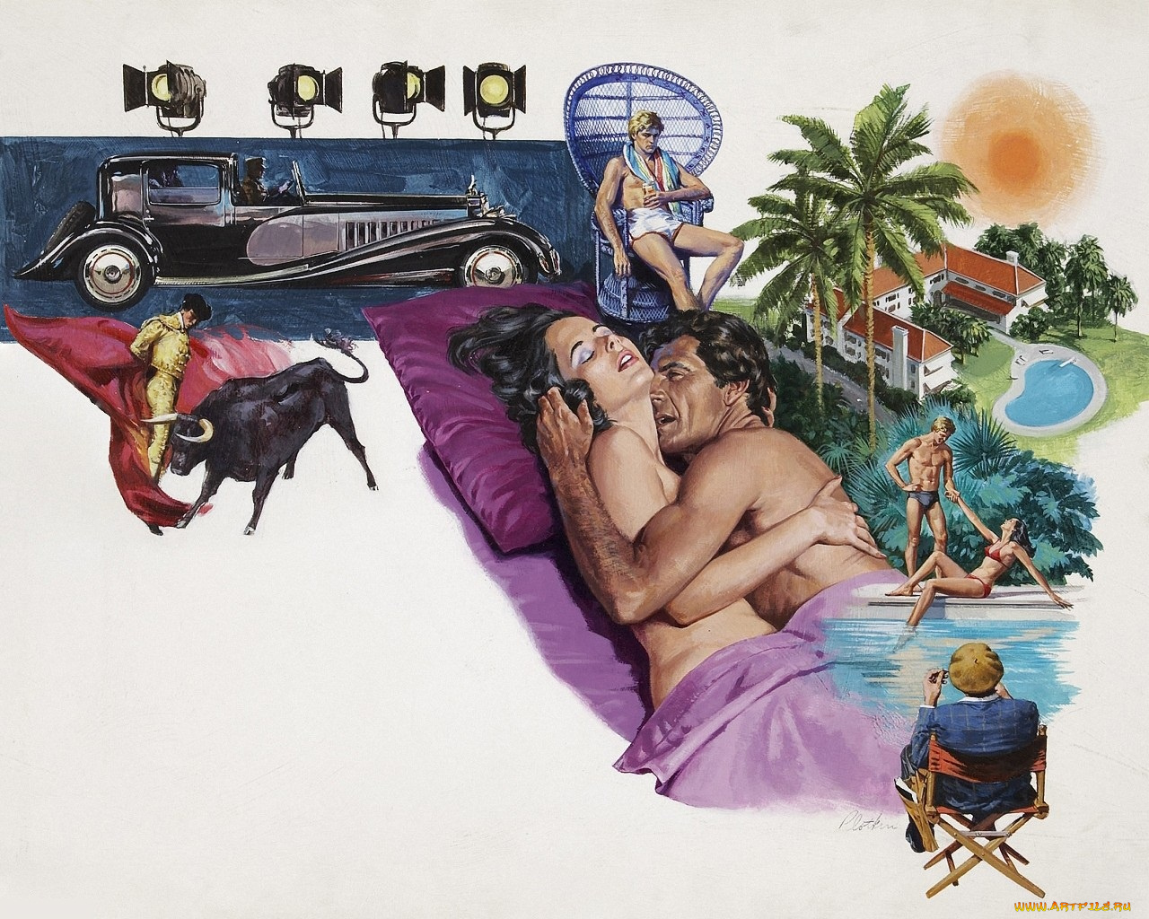 рисованные, люди