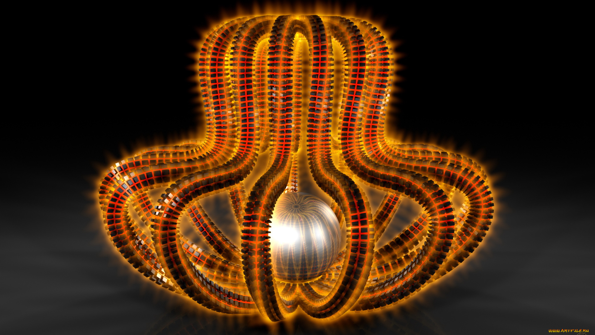 3д, графика, fractal, фракталы