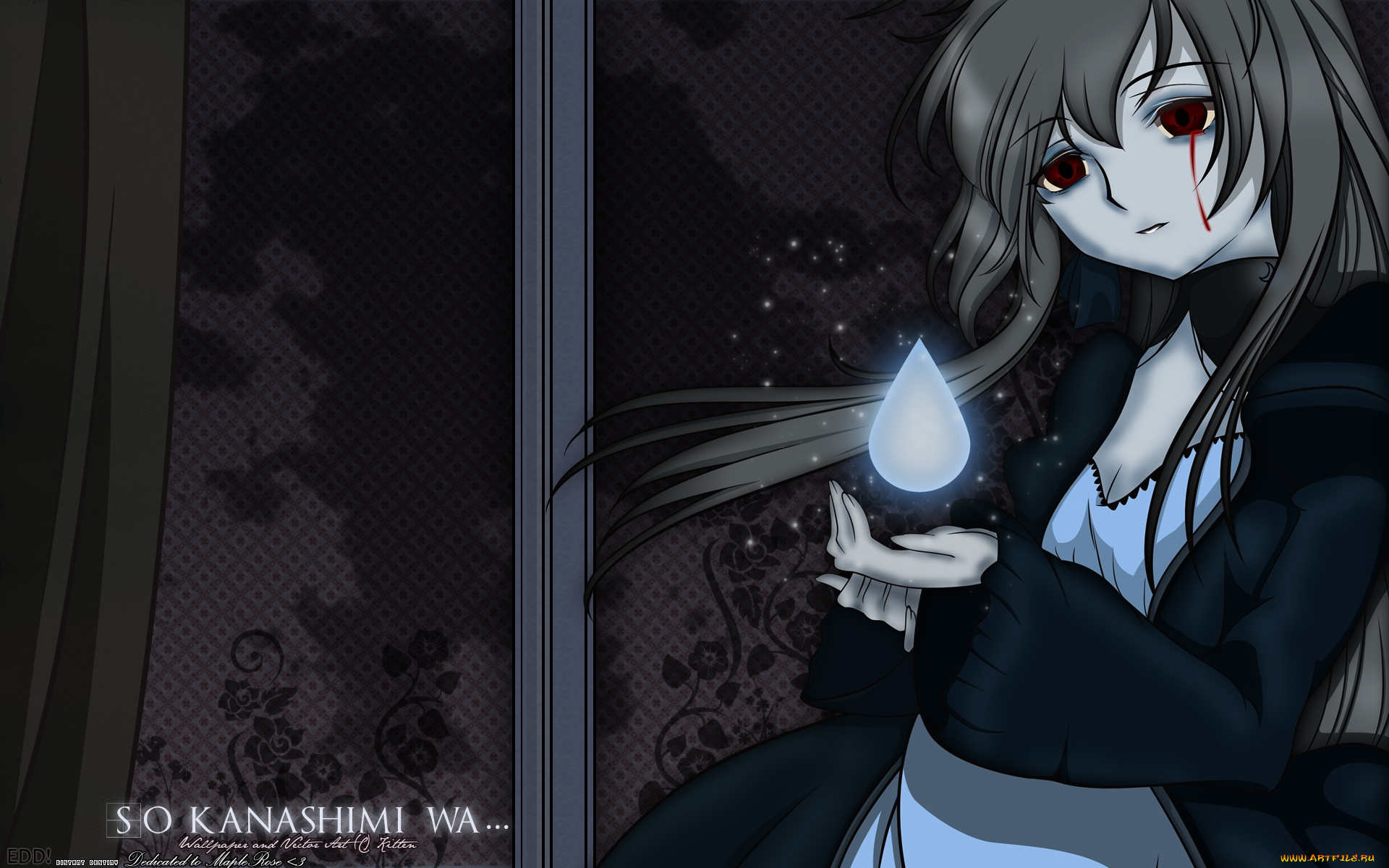 аниме, weapon, blood, technology