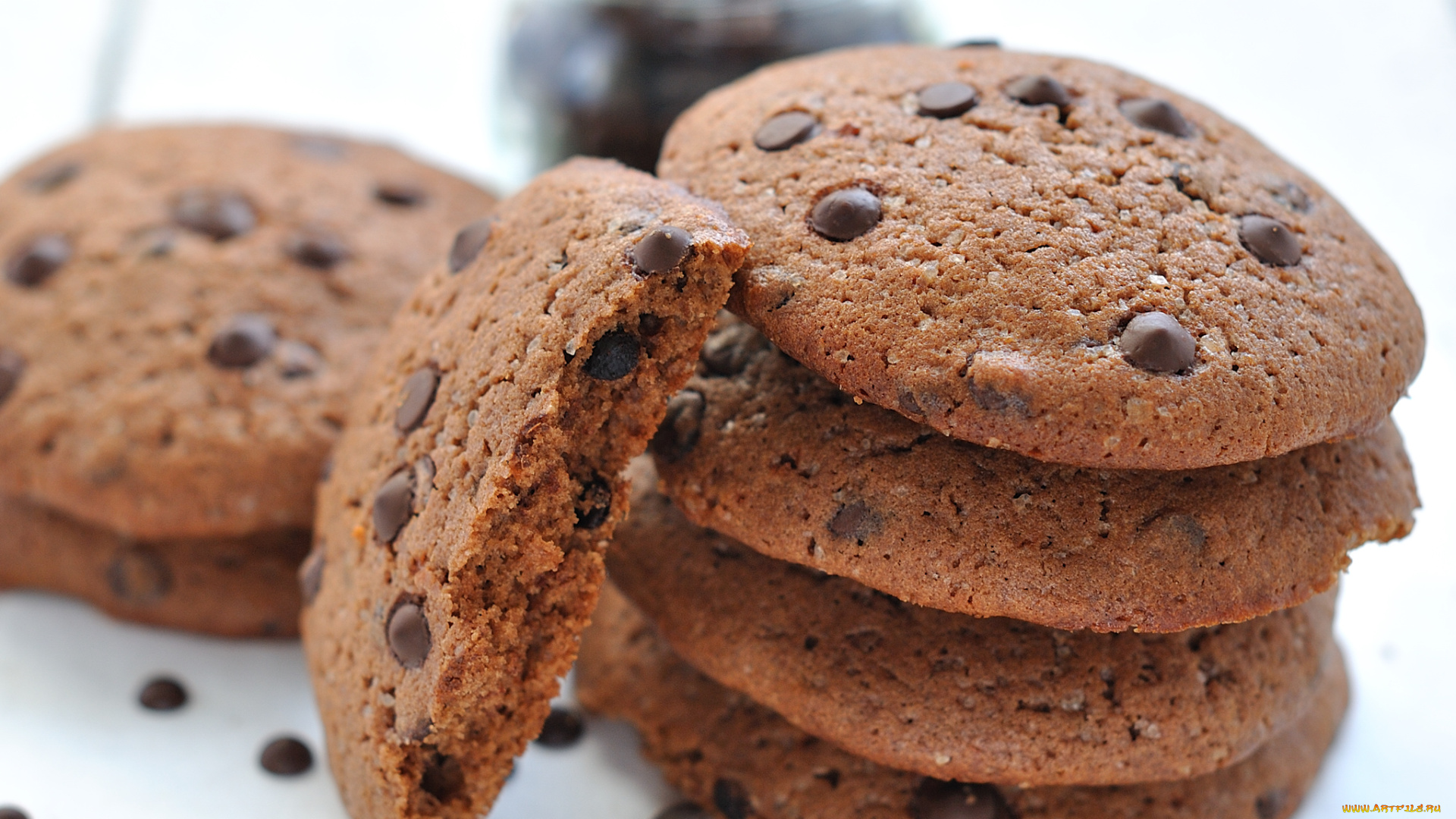 еда, пирожные, кексы, печенье