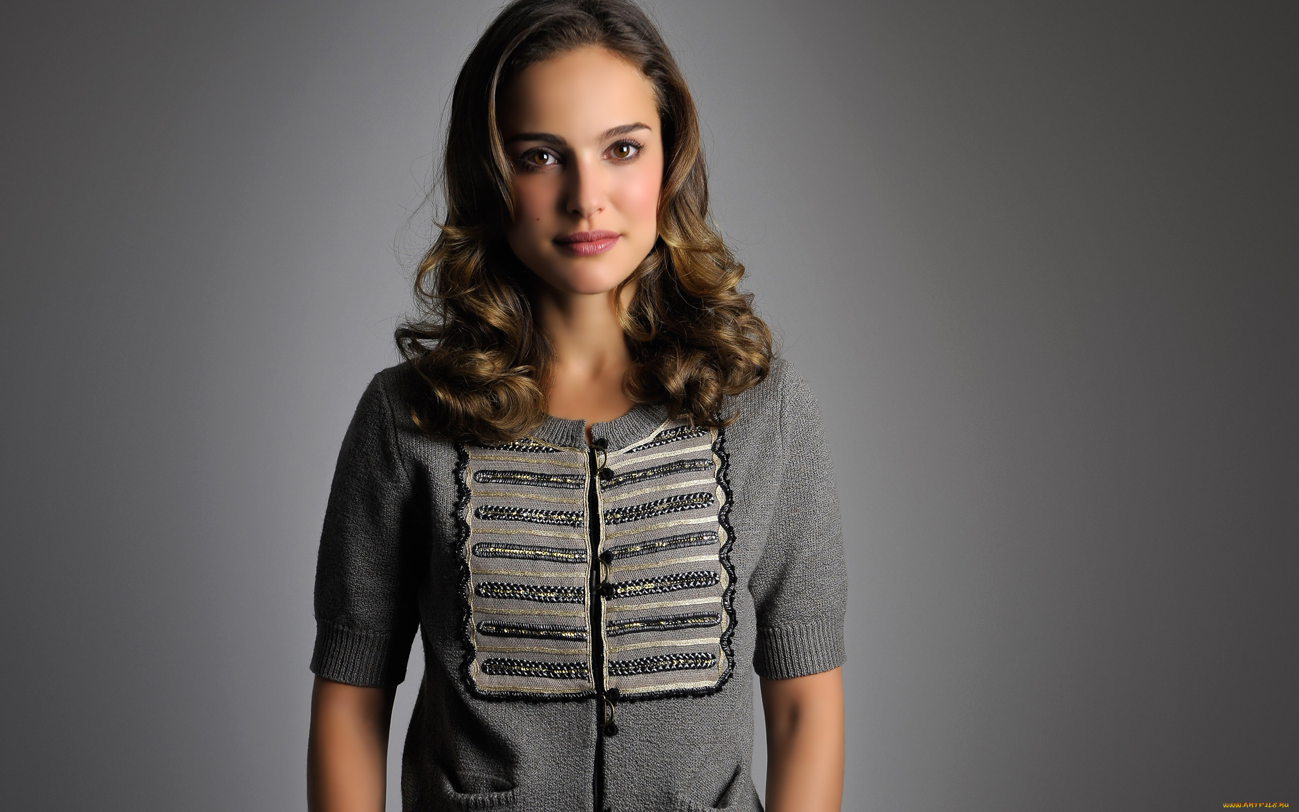 Natalie, Portman, девушки, актриса, улыбка, кофта