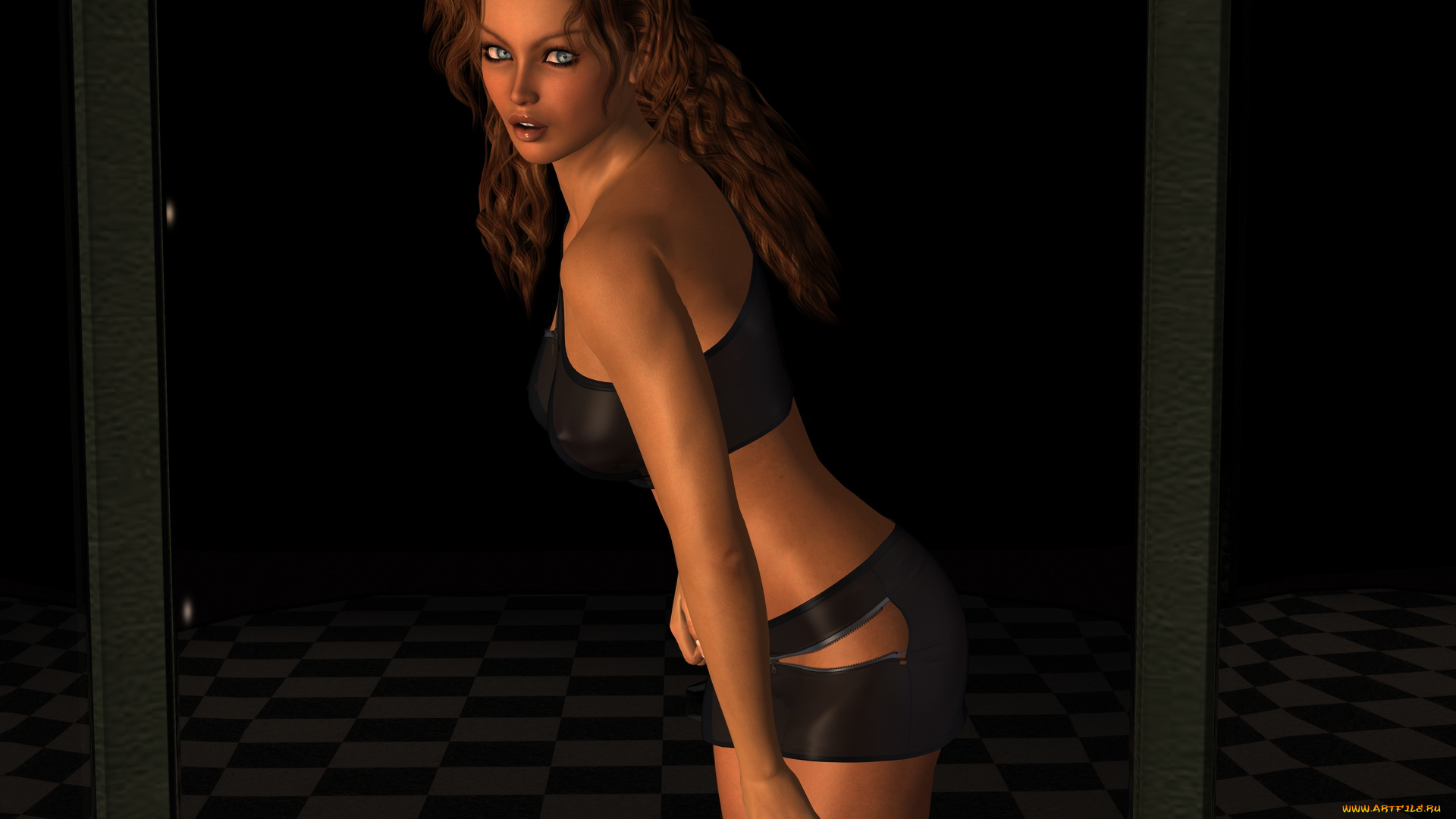 3д, графика, people, , люди, д, взгляд, девушка