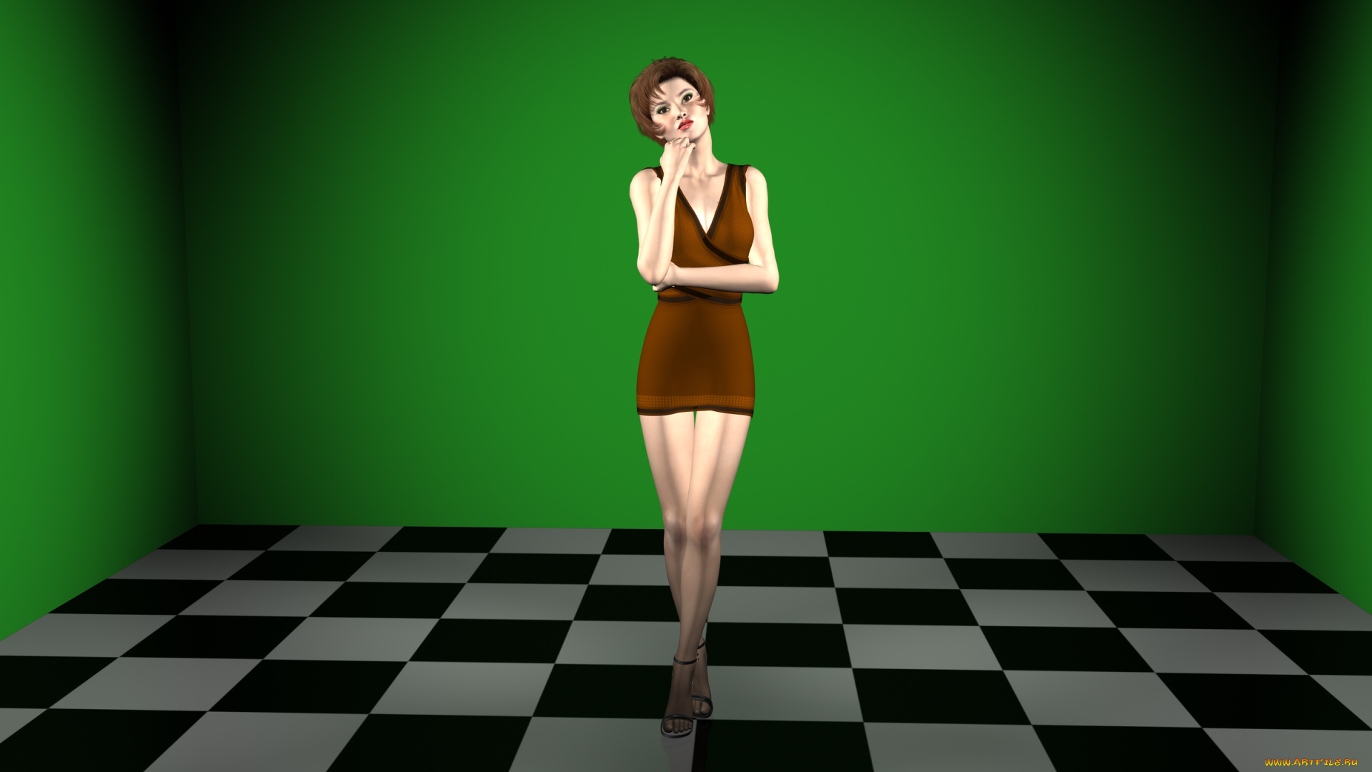 3д, графика, people, , люди, взгляд, девушка