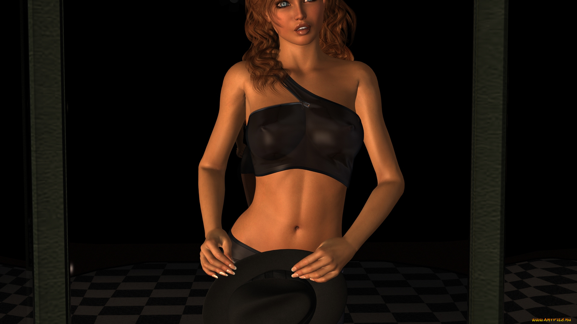 3д, графика, people, , люди, взгляд, девушка