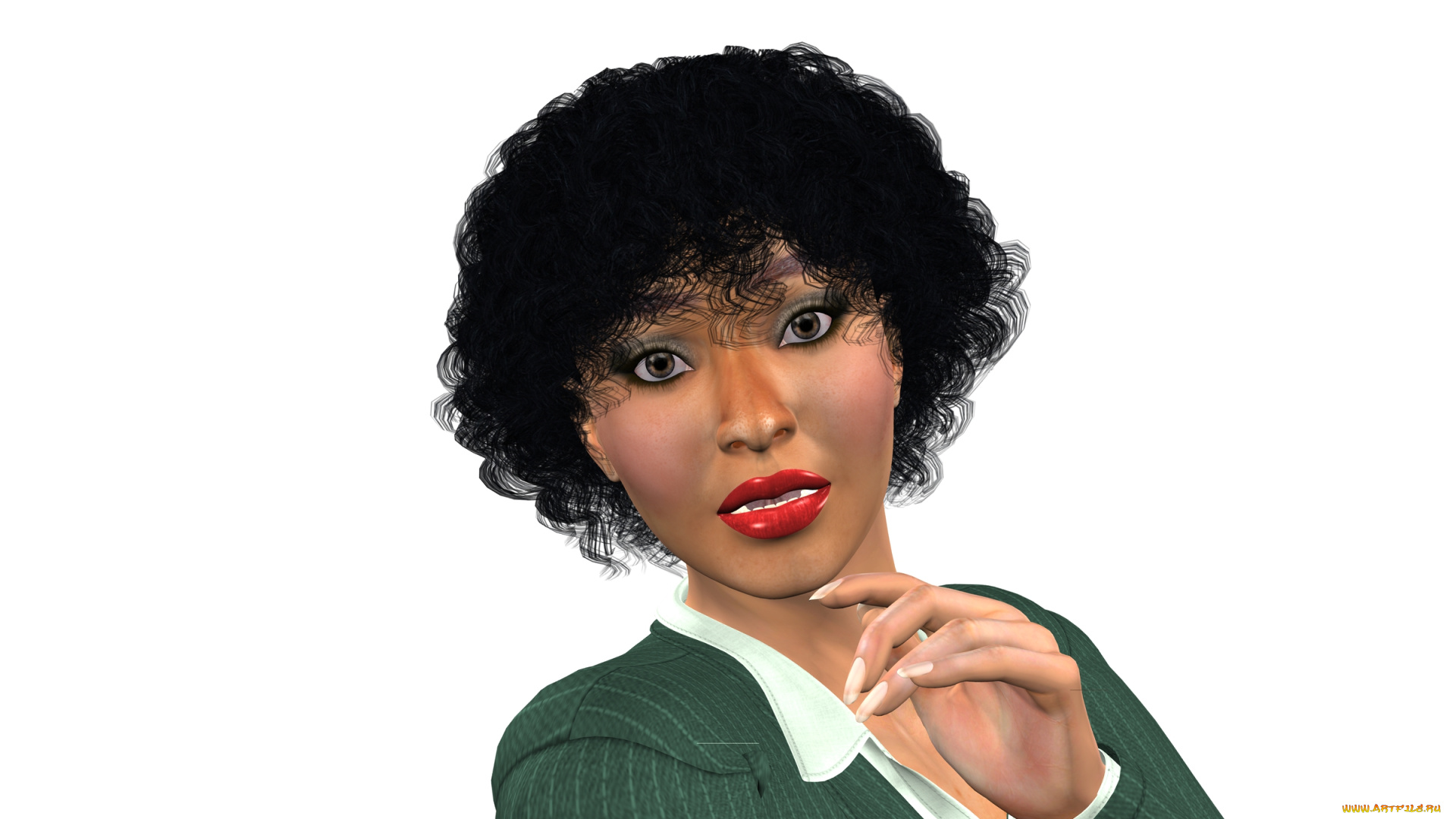 3д, графика, portraits, , портрет, девушка, взгляд