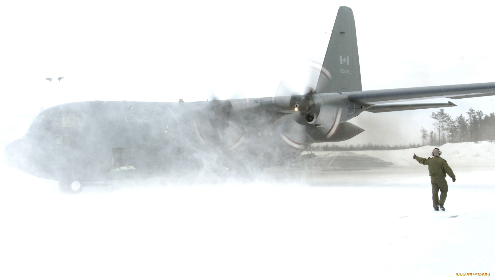 авиация, авиационный, пейзаж, креатив, пурга