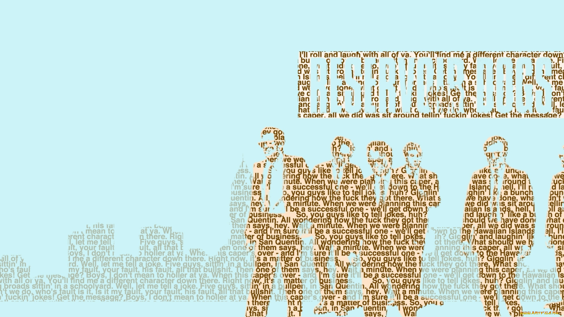 рисованные, минимализм, dogs, reservoir