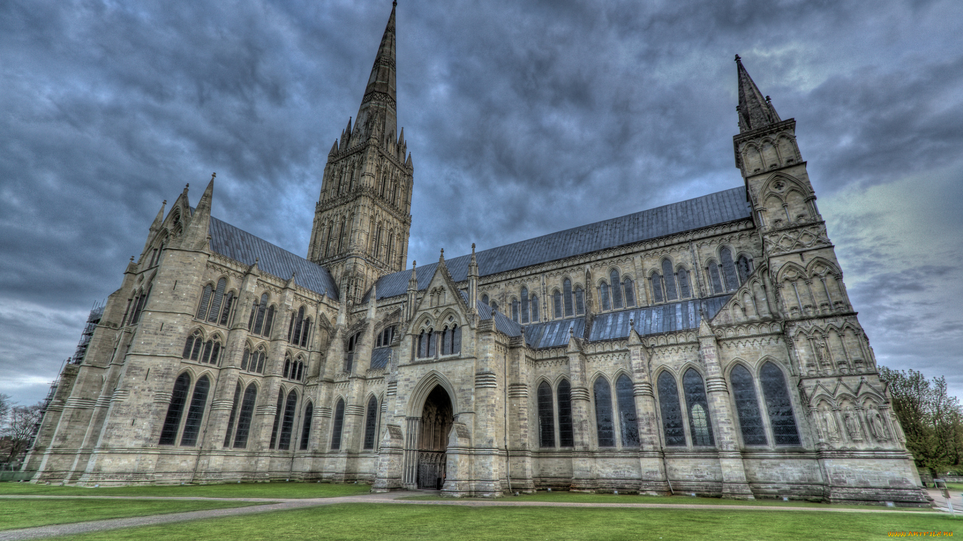 salisbury, cathedral, города, -, католические, соборы, , костелы, , аббатства, собор, готика, солсбери, англия