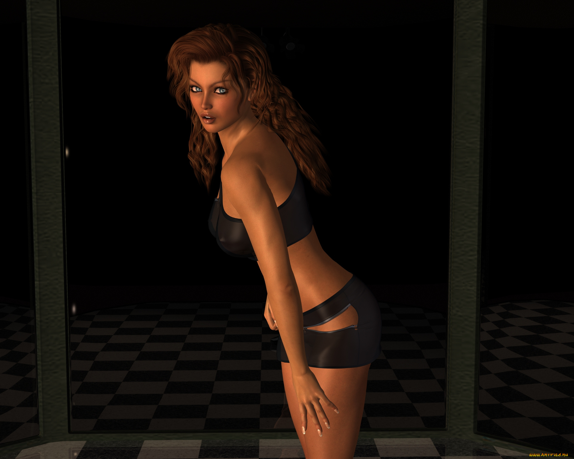 3д, графика, people, , люди, д, взгляд, девушка