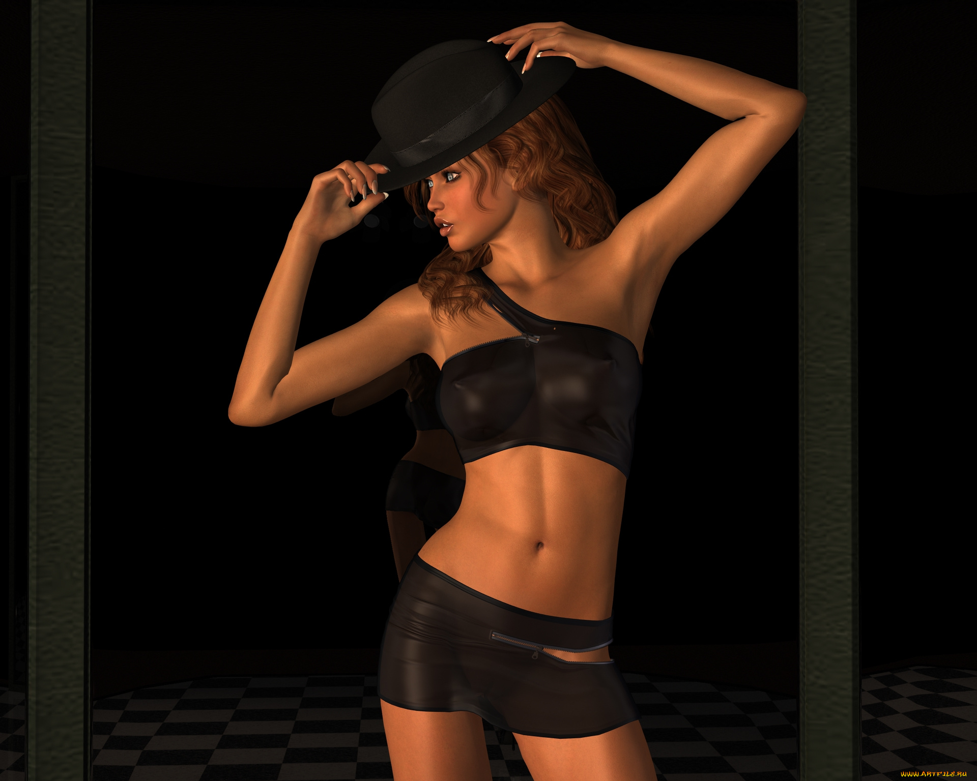 3д, графика, people, , люди, девушка, взгляд