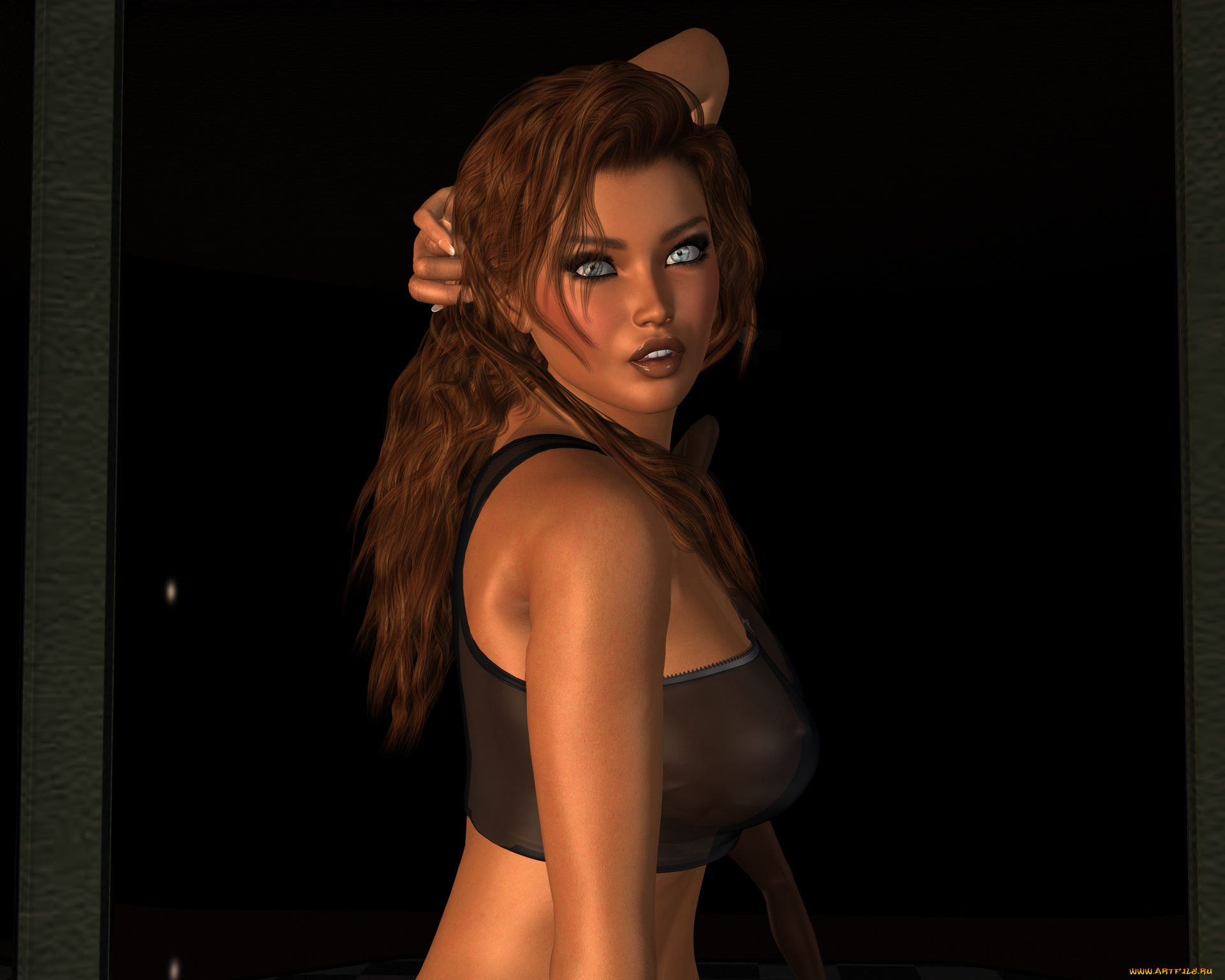 3д, графика, people, , люди, взгляд, девушка