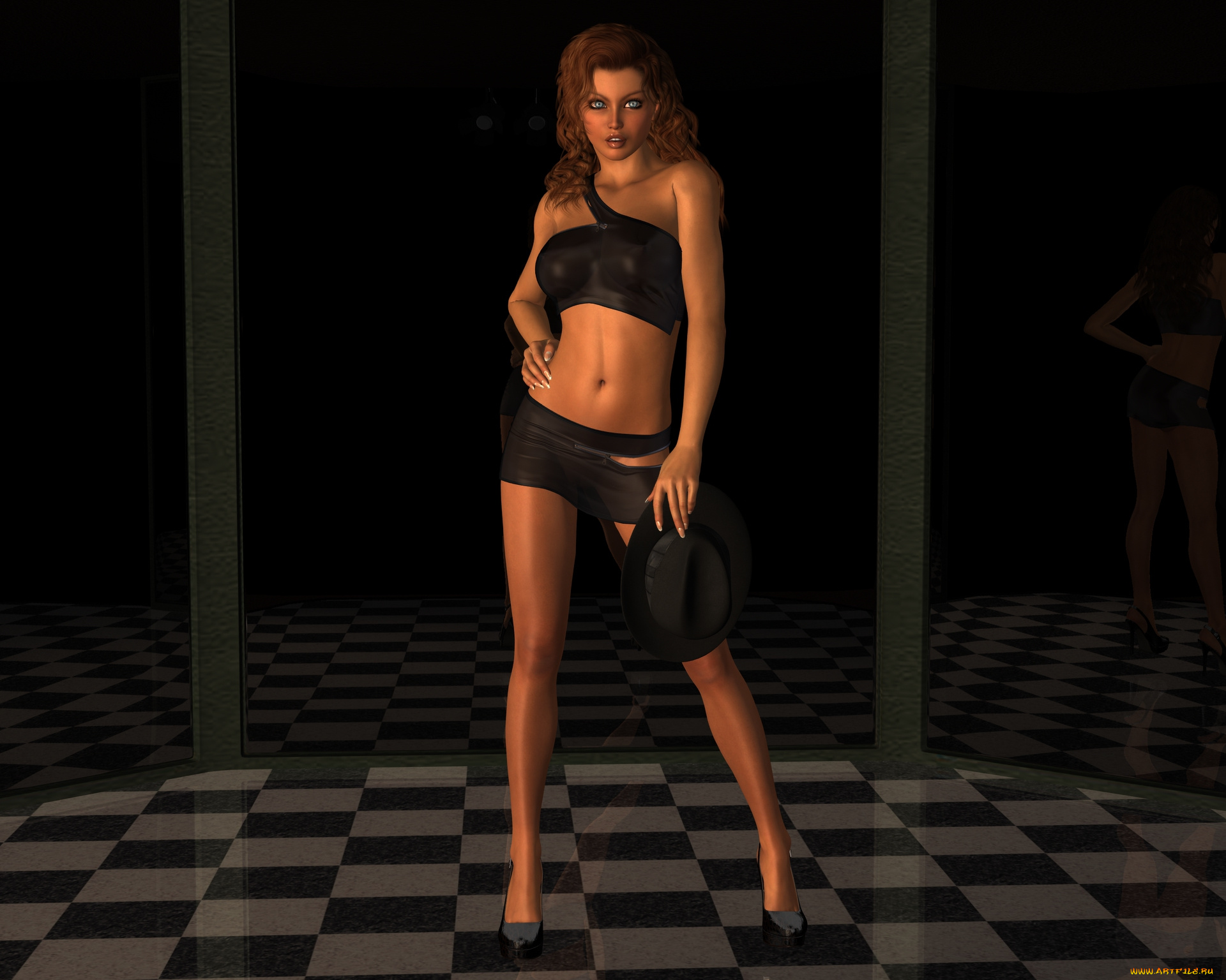 3д, графика, people, , люди, взгляд, девушка