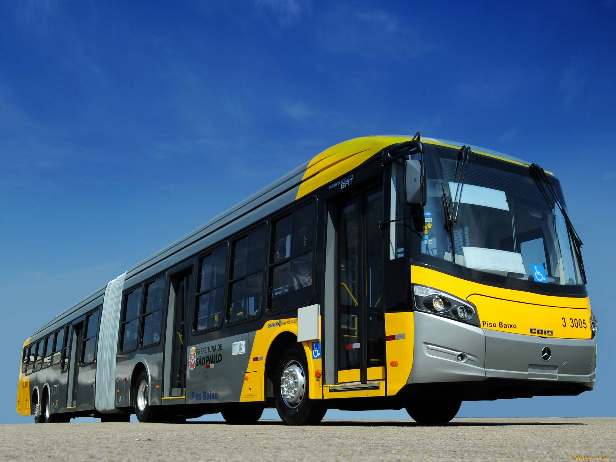 автомобили, автобусы, caio, millennium, brt, super, articulado