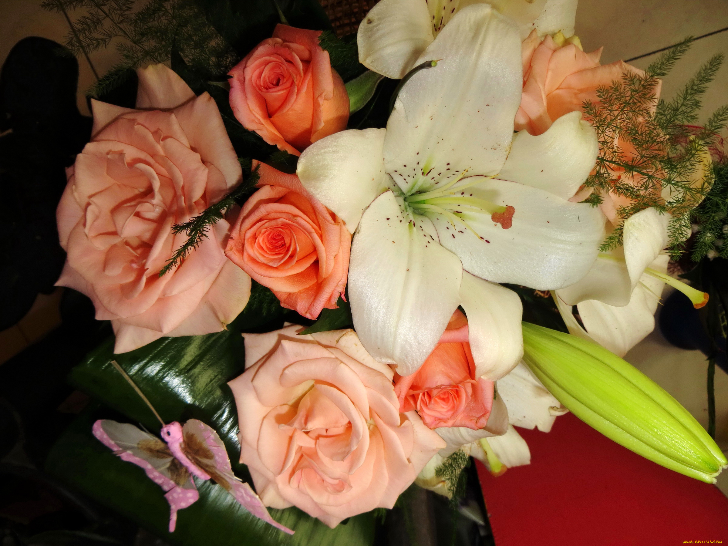 цветы, букеты, , композиции, букет, розы, лилии