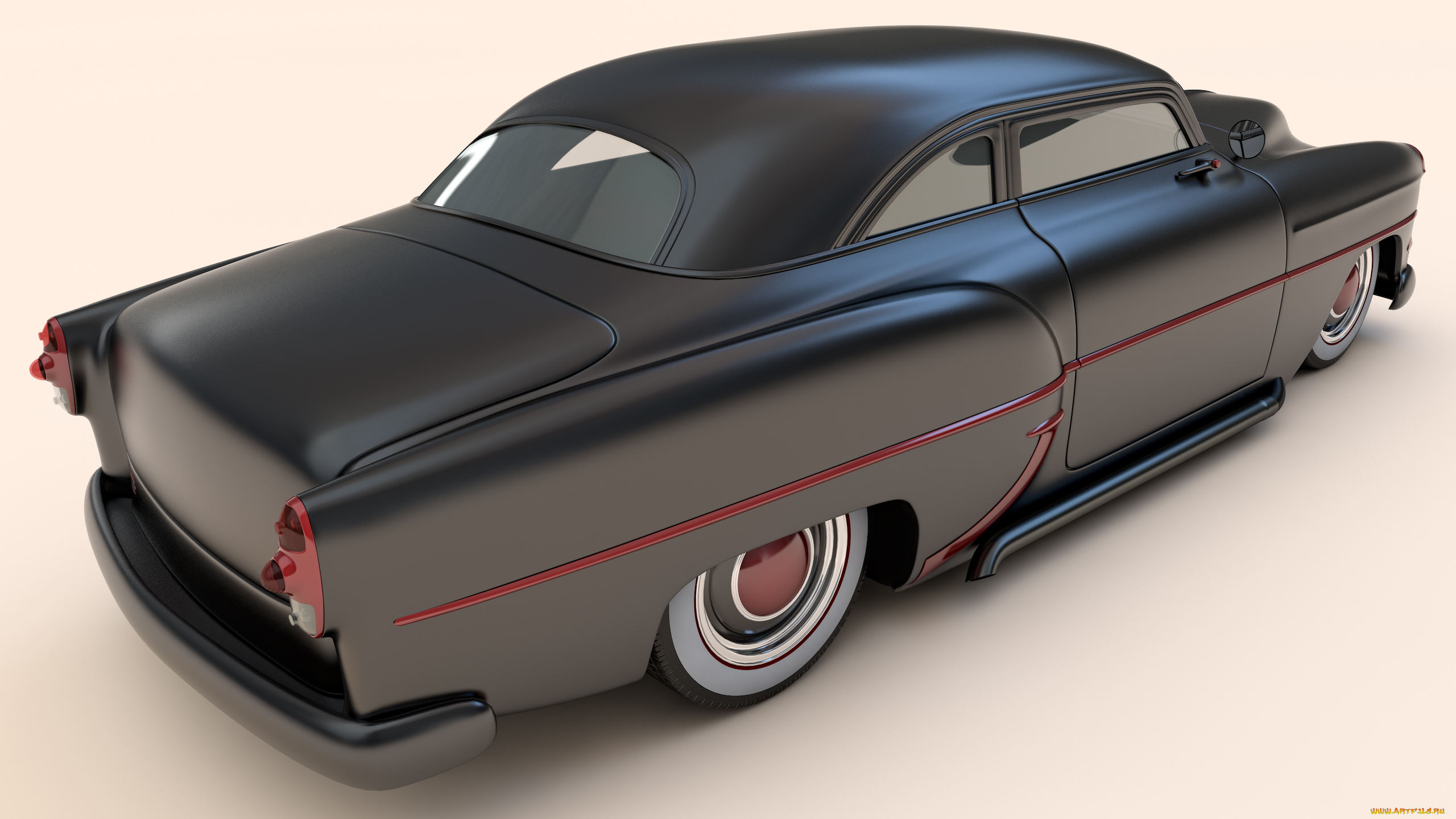 автомобили, 3д, 1953, chevrolet, club, coupe