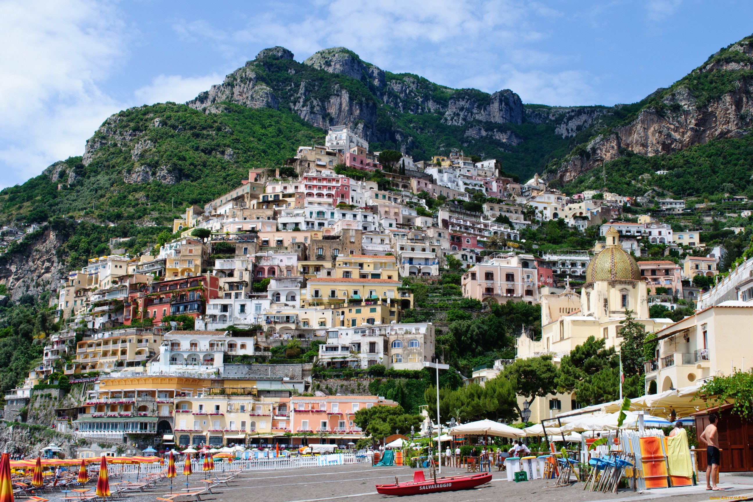 города, амальфийское, и, лигурийское, побережье, , италия, positano, амальфийское, и, лигурийское, побережье, дома
