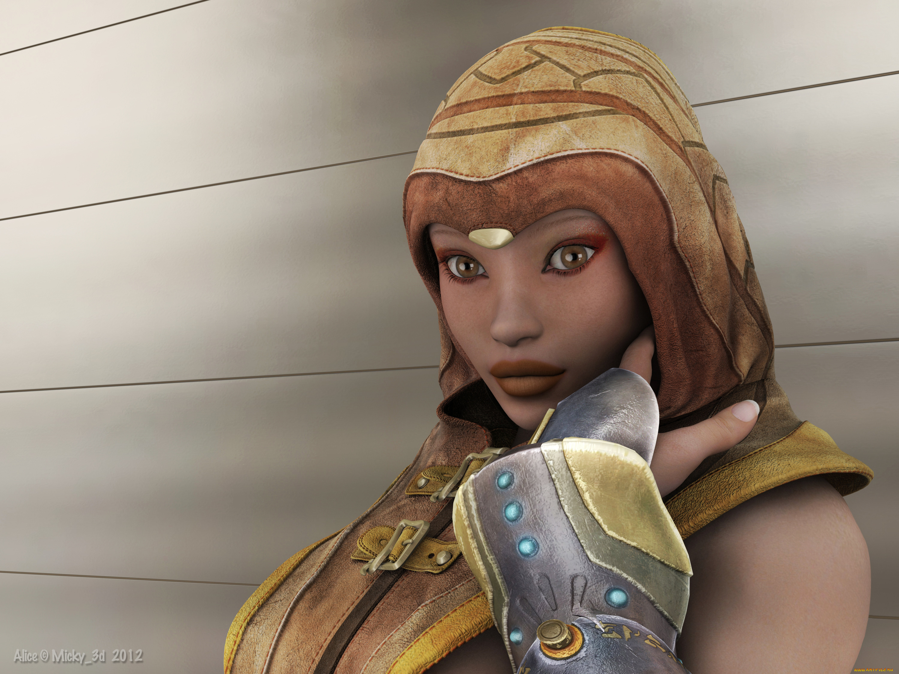 3д, графика, portraits, , портрет, взгляд, девушка